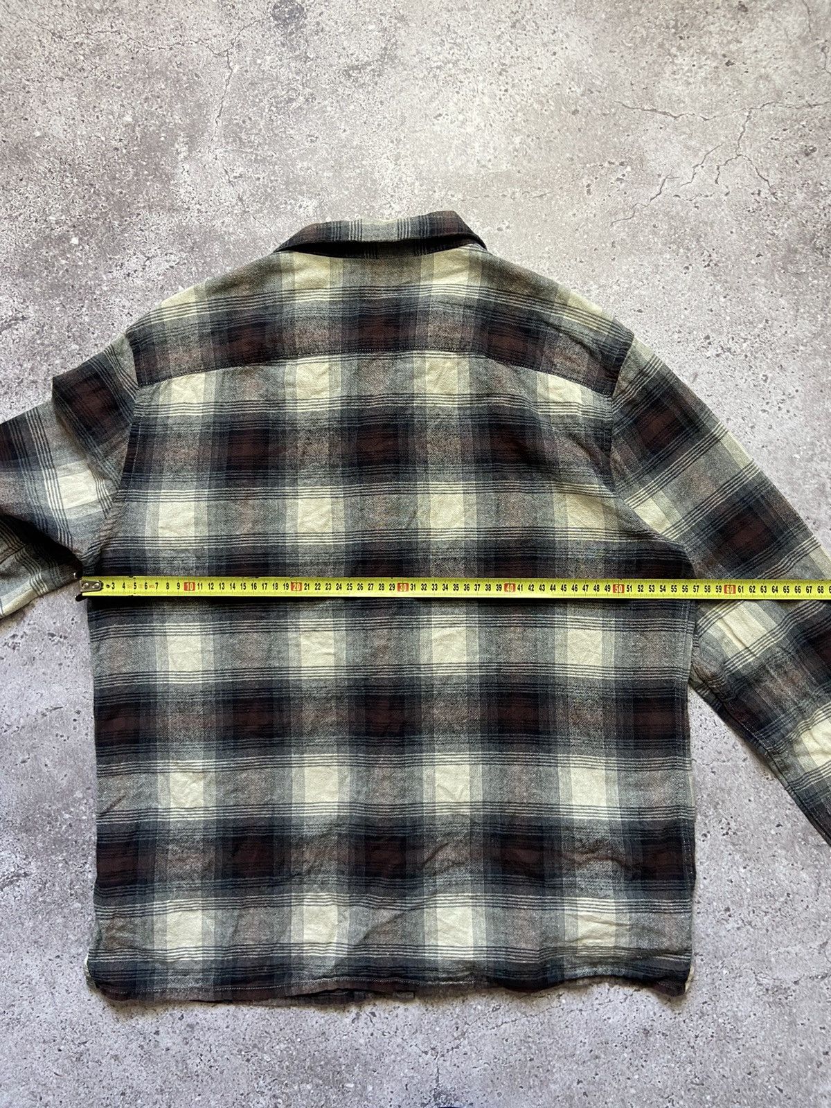 Allsaints Allsaints Shadow Plaid Shirt Size US XL / EU 56 / 4 - 5 Thumbnail