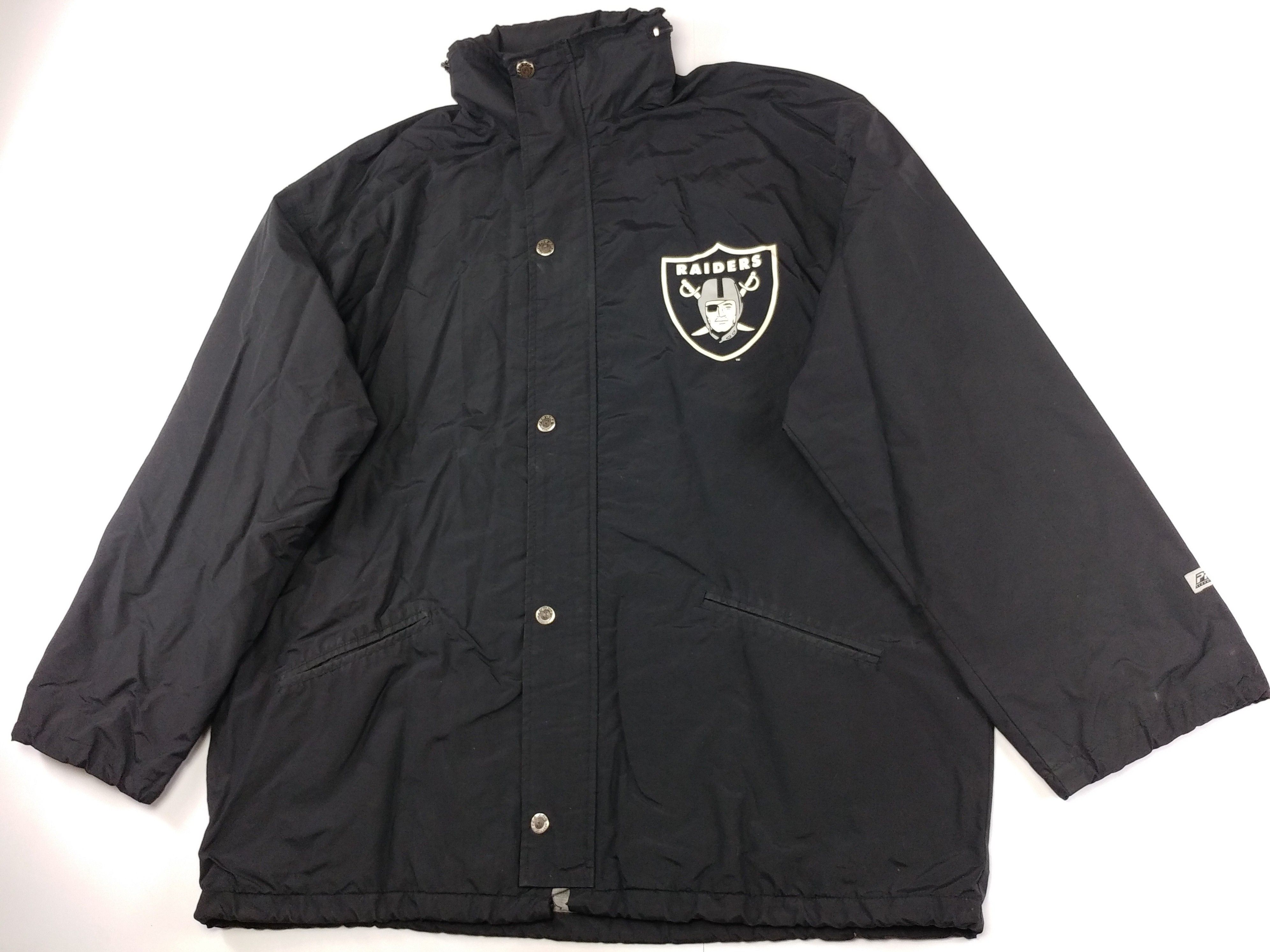 NFL Los Angeles Raiders jacket, 1994 Pro One, vintage Oakland XL Size US XL / EU 56 / 4 - 14 Thumbnail