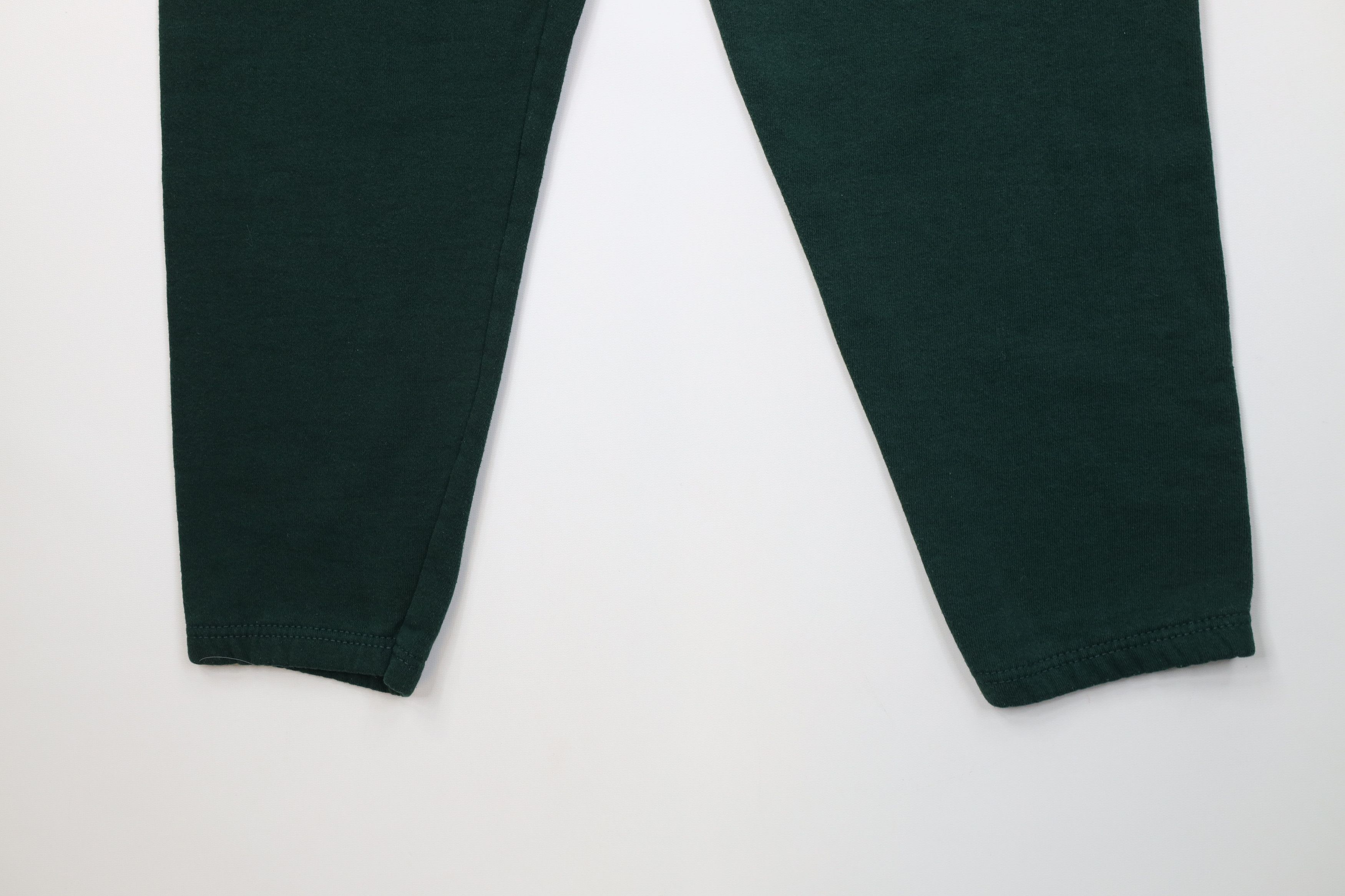 Vintage Vintage 90s Streetwear Blank Sweatpants Joggers Pants Green Size 28" / US 6 / IT 42 - 4 Thumbnail