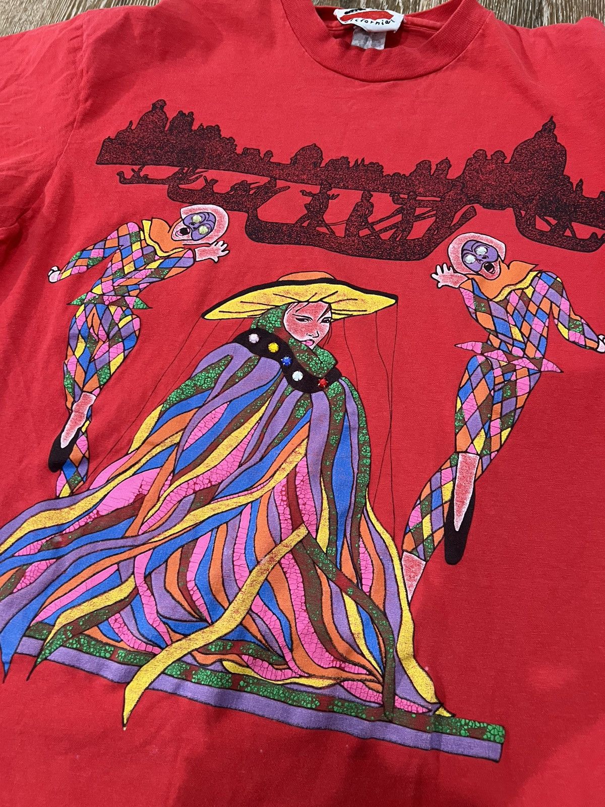 Vintage Vintage eyes on california art tee Size US L / EU 52-54 / 3 - 3 Thumbnail