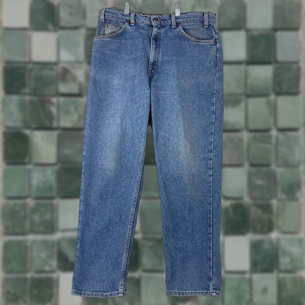 Levi's VINTAGE Levi's 540 Flex Straight Mens Jeans 36 Blue USA 90s Retro Size US 36 / EU 52 - 1 Thumbnail