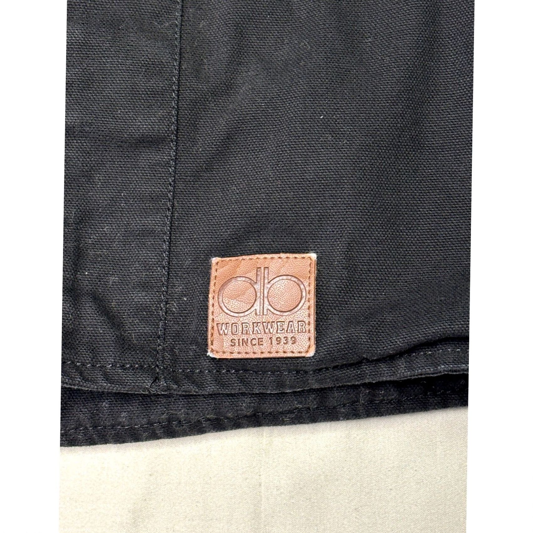 Vintage DB Workwear Philadelphia Eagles Quilted Lined Hooded Shirt Jacket Mens 3XL Black Size US XXL / EU 58 / 5 - 2 Thumbnail