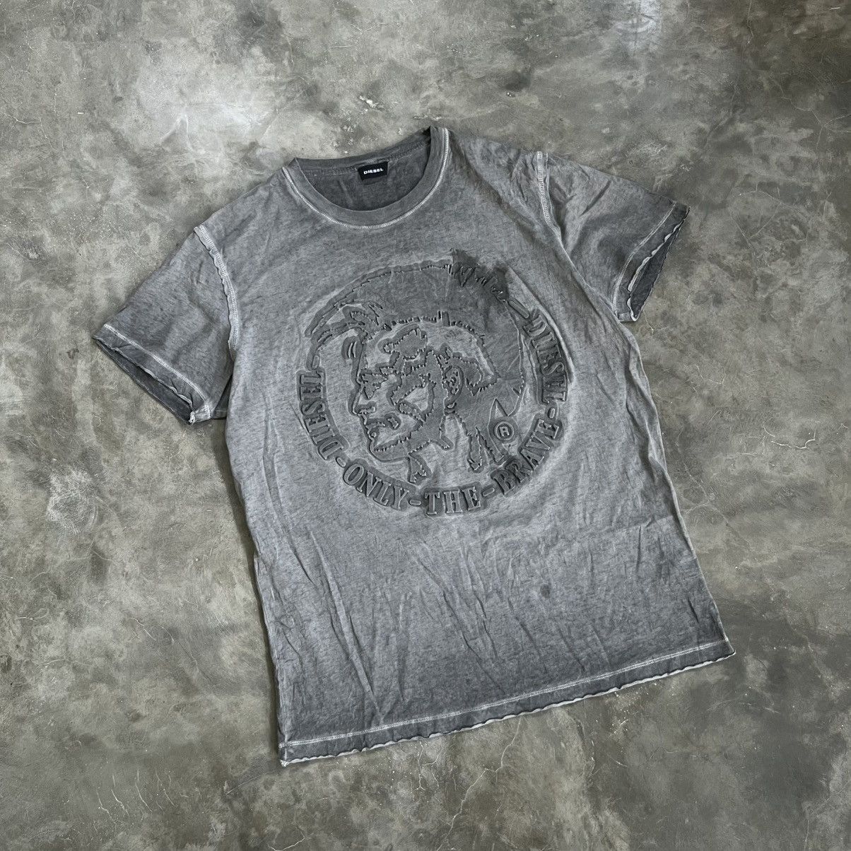 Diesel Diesel 3D Punk Washed T Shirt Size US L / EU 52-54 / 3 - 2 Thumbnail