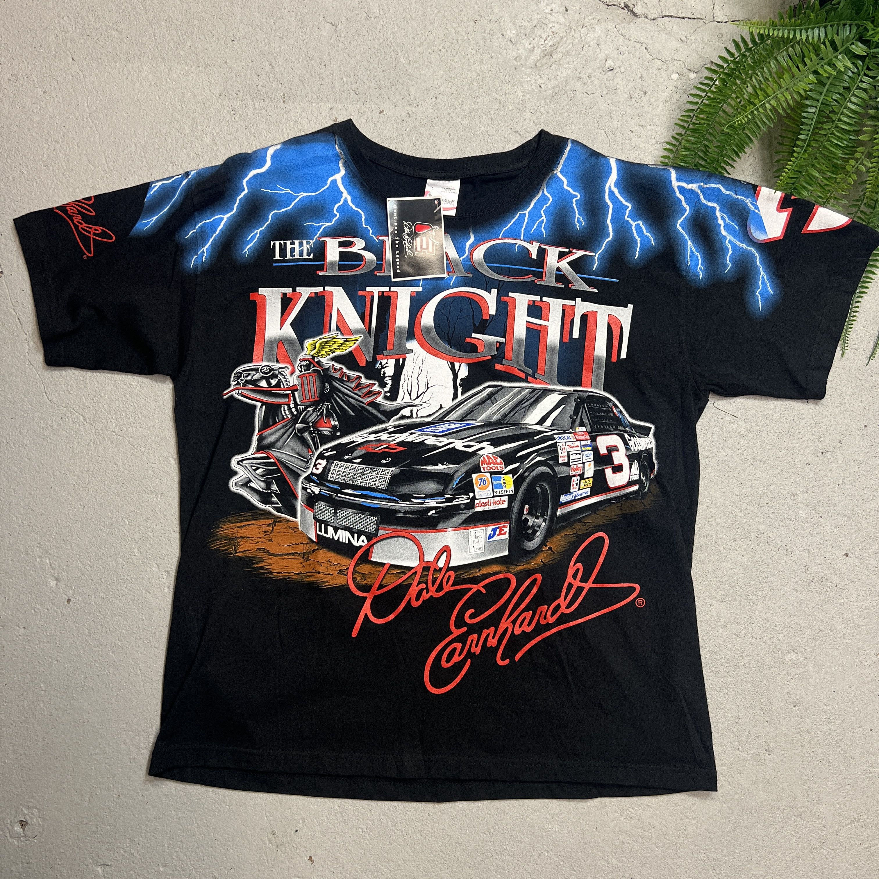 Chase Authentics × Vintage Chase Nascar Racing 90s The Black Knight Dale Earnhardt Tee Size US L / EU 52-54 / 3 - 2 Thumbnail
