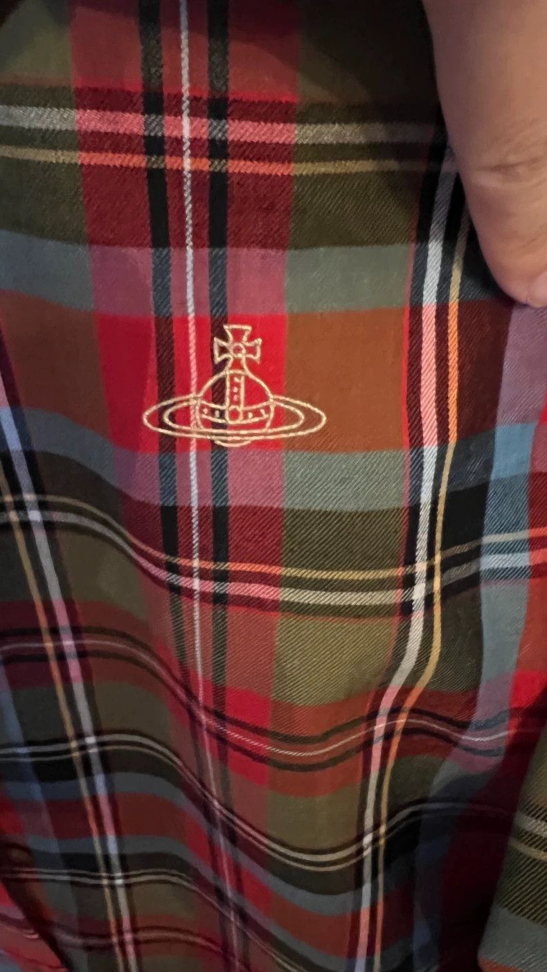 Vivienne Westwood Vivienne Westwood Scottish plaid shirt, long sleeves Size ONE SIZE - 4 Thumbnail