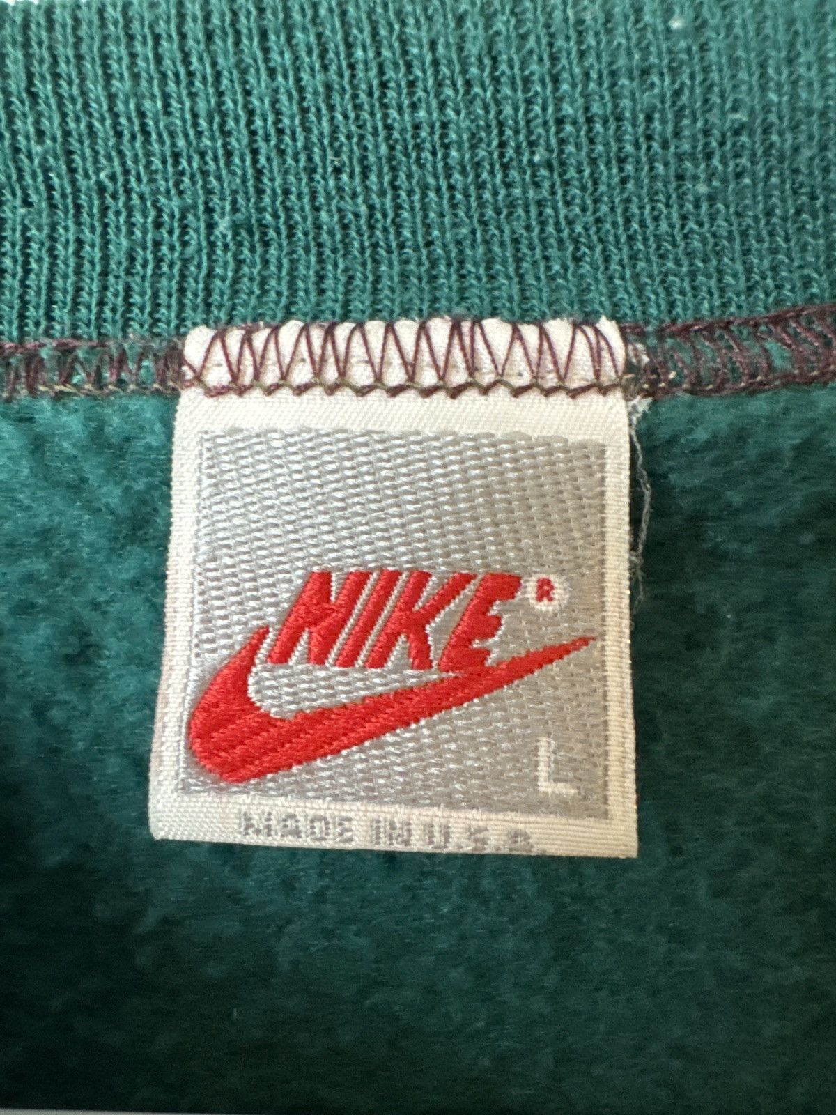 Nike vintage nike big swoosh long sleeve Size US L / EU 52-54 / 3 - 4 Thumbnail