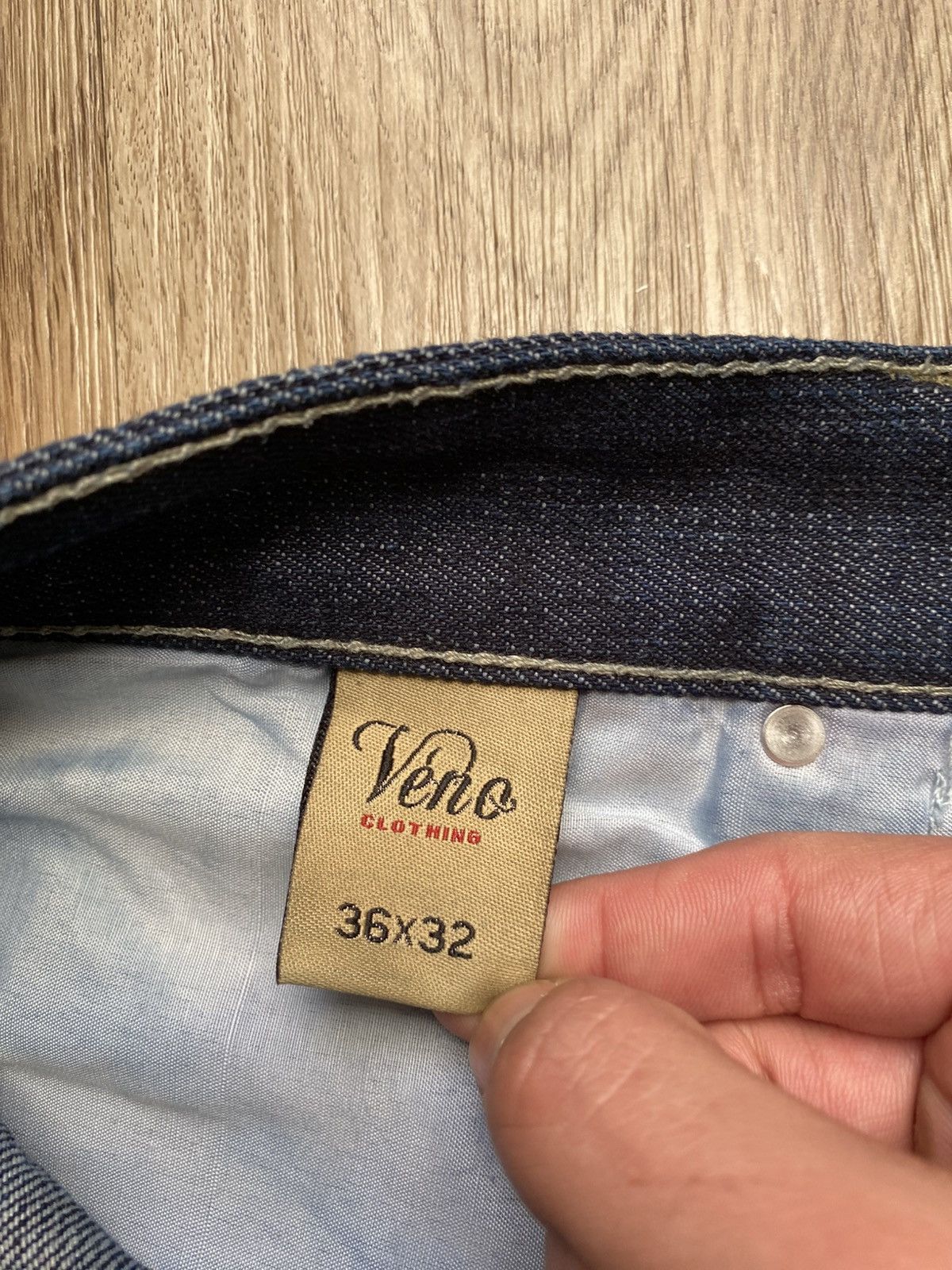 Japanese Brand × Jean VENO Y2K RAW INDIGO DENIM JEANS Size US 36 / EU 52 - 9 Thumbnail
