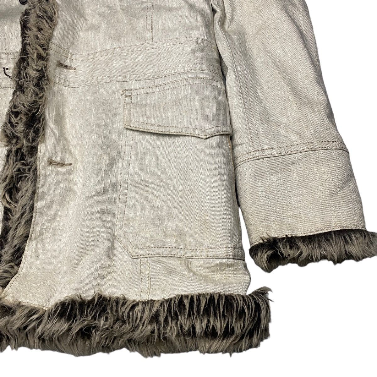 If Six Was Nine 2000's Crazy Fur Nicole Club Jacket Lgb Style Size US L / EU 52-54 / 3 - 9 Thumbnail