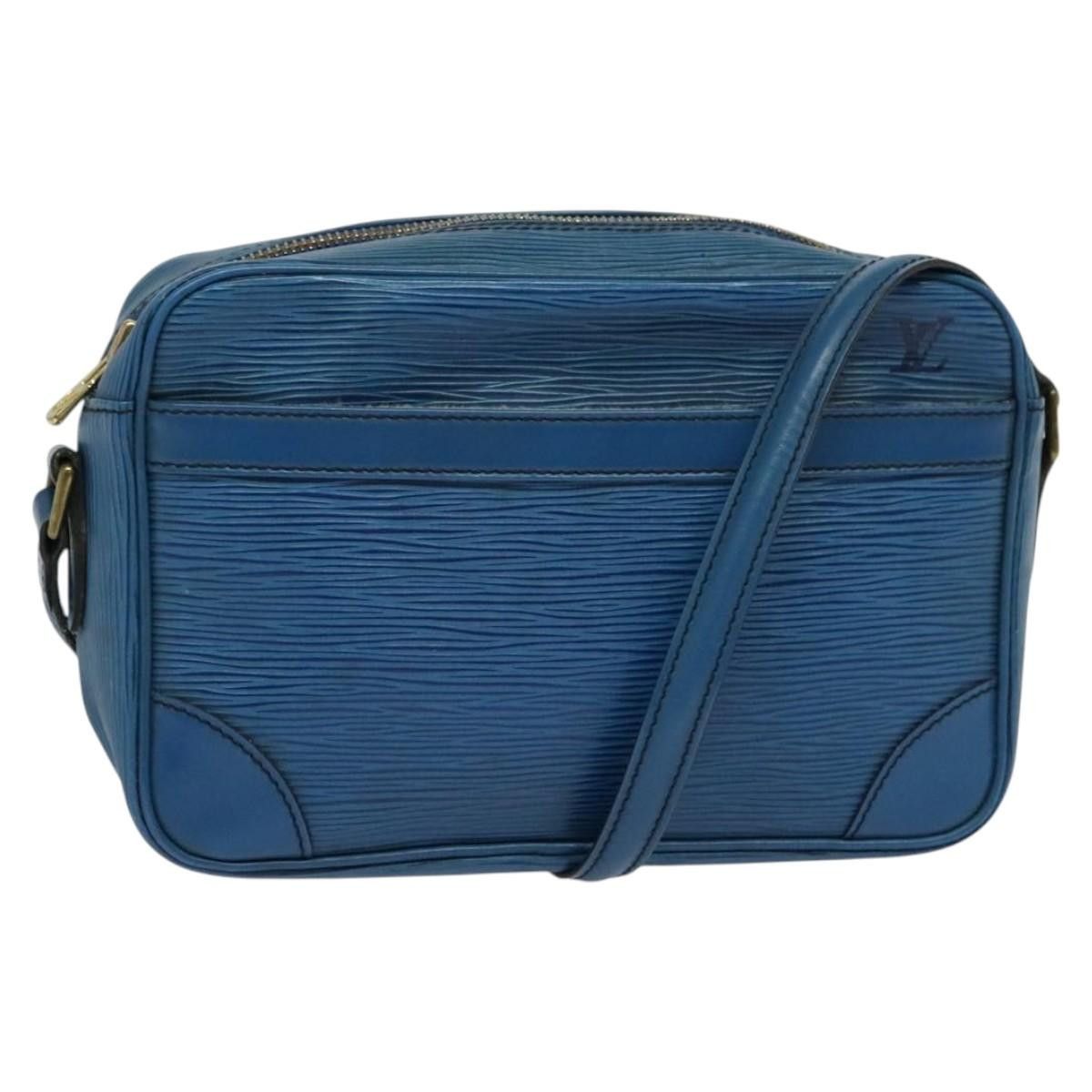 Louis Vuitton Epi Trocadero 23 Shoulder Bag Blue M52305 Lv Auth 122787, Women's