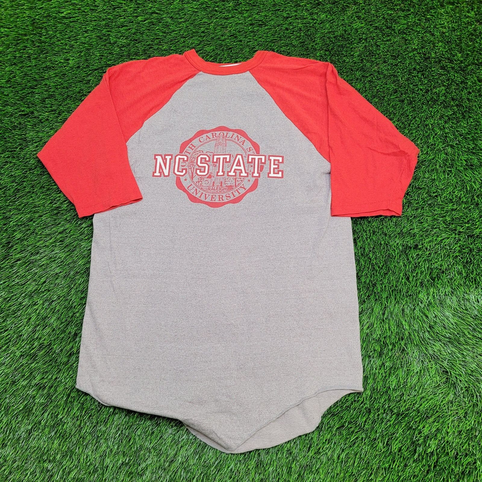 Velva Sheen VTG NC State Wolfpack Baseball Tee Shirt M/L USA 3/4 Sleeve Size US L / EU 52-54 / 3 - 1 Thumbnail