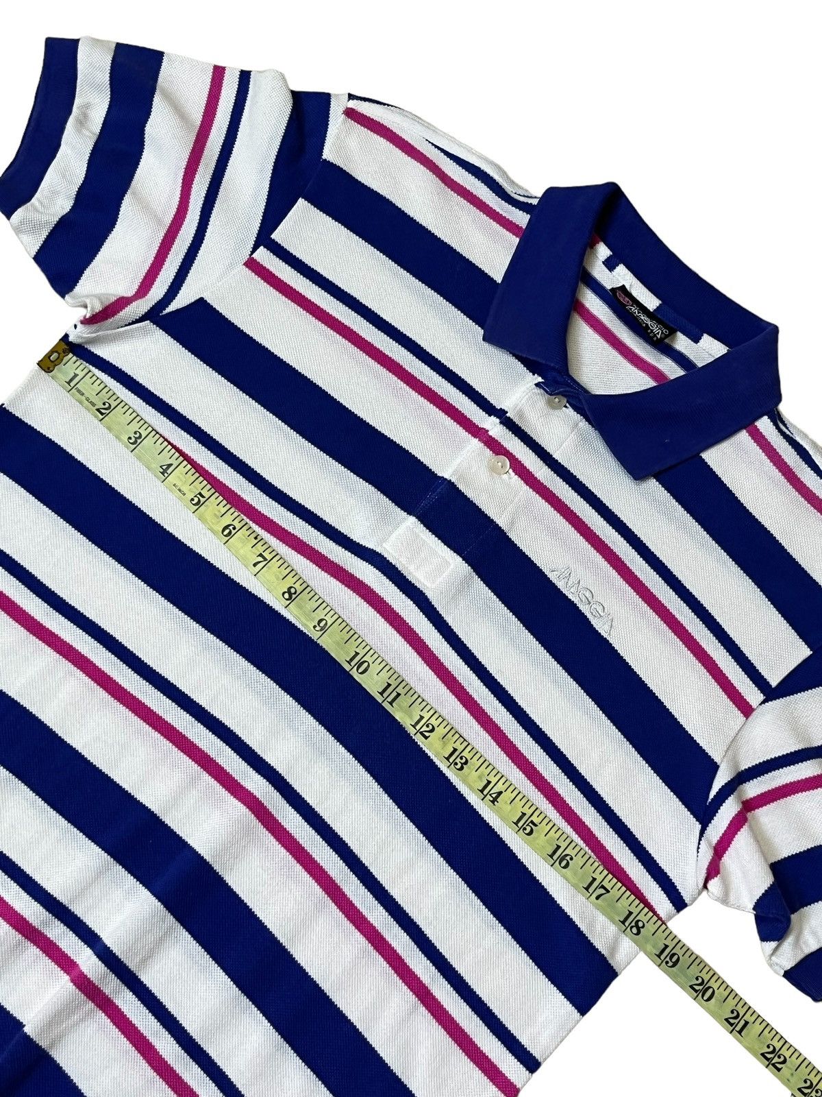 Sports Specialties NICE🔥AUTHENTIC MAGLIFICIO MAGGIA STRIPED POLO SHIRT Size US S / EU 44-46 / 1 - 7 Thumbnail