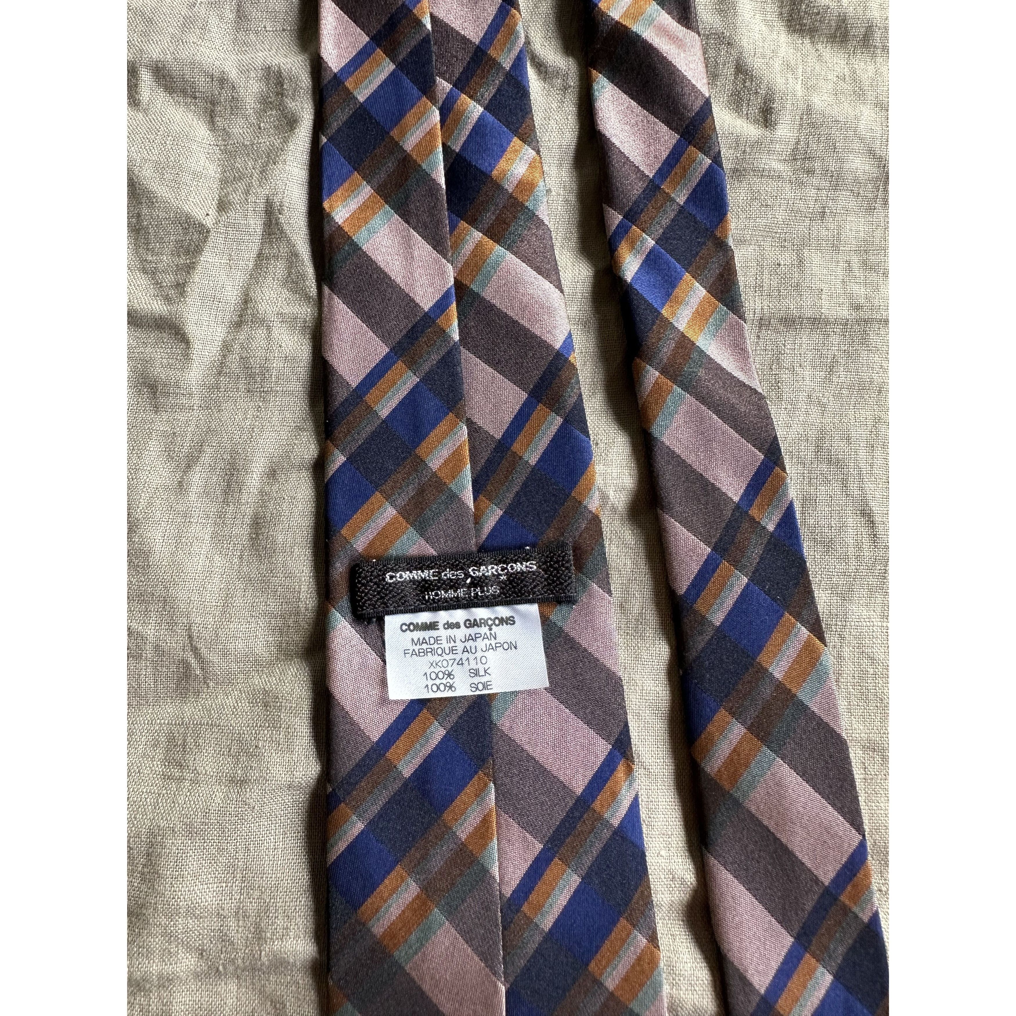 Comme des Garcons Comme des Garçons Stripped Silk Tie 7663AC Size ONE SIZE - 2 Thumbnail