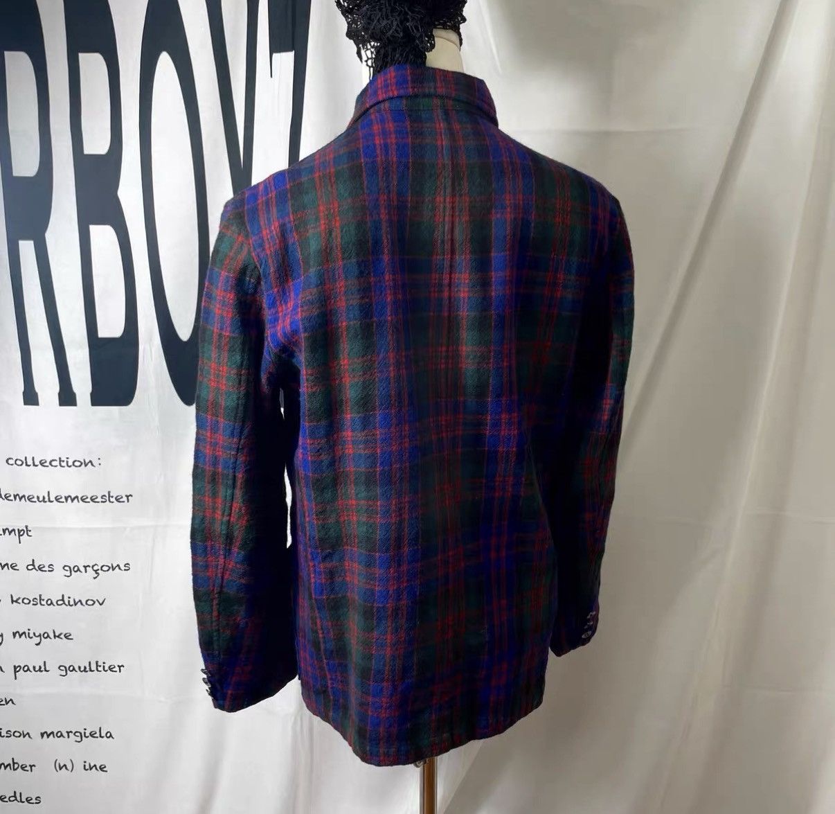 Comme des Garcons Homme Comme des Garçons Homme Purple Plaid Shirt J29 Size US M / EU 48-50 / 2 - 4 Thumbnail