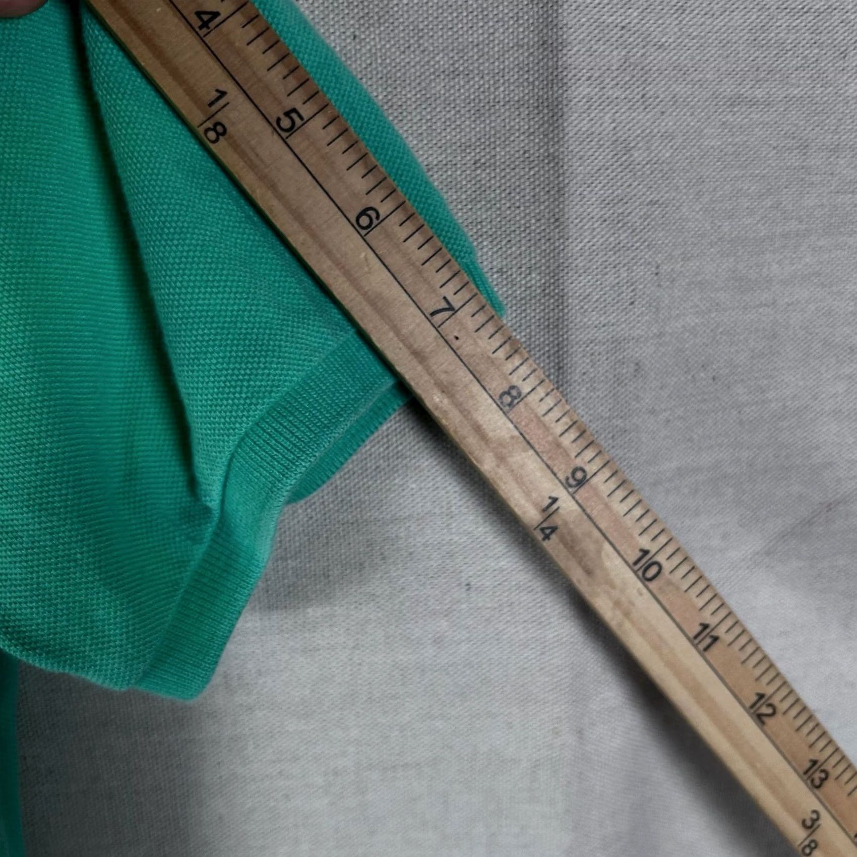 Ralph Lauren Lauren Ralph Lauren Polo Shirt Womens Green Cotton Pique Short Sleeve Size L Size L / US 10 / IT 46 - 6 Thumbnail