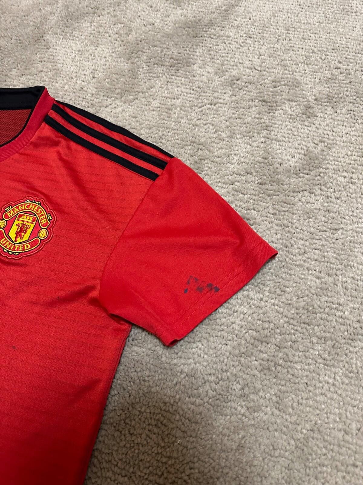 Adidas MANCHESTER UNITED 2018-19 HOME FOOTBALL SOCCER JERSEY SHIRT Size US L / EU 52-54 / 3 - 5 Thumbnail