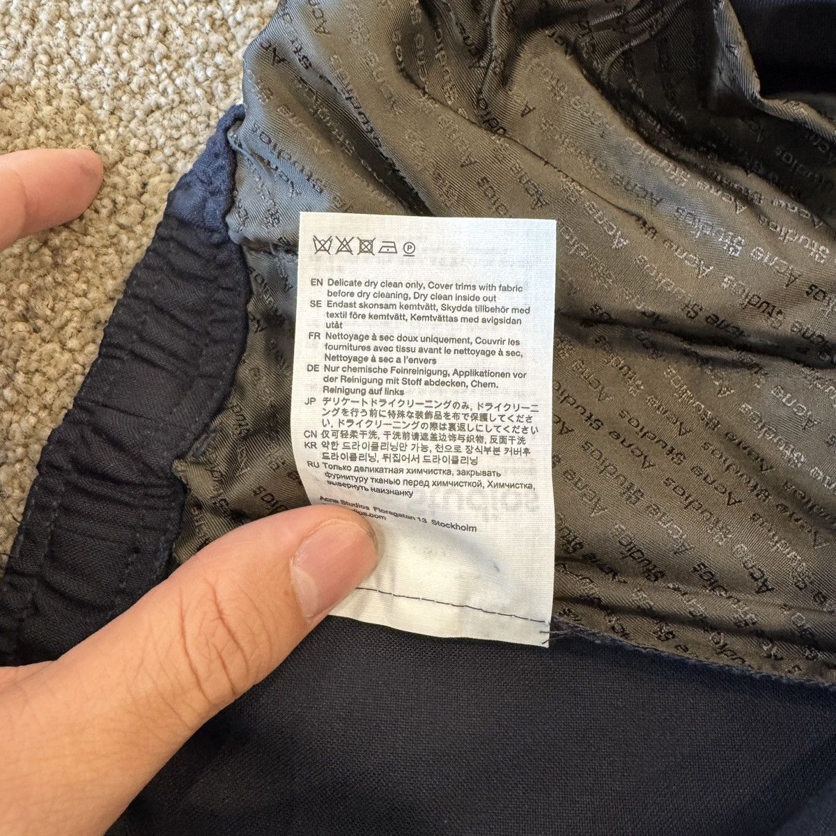 Acne Studios Acne Studios Wool Trousers Size US 34 / EU 50 - 4 Thumbnail