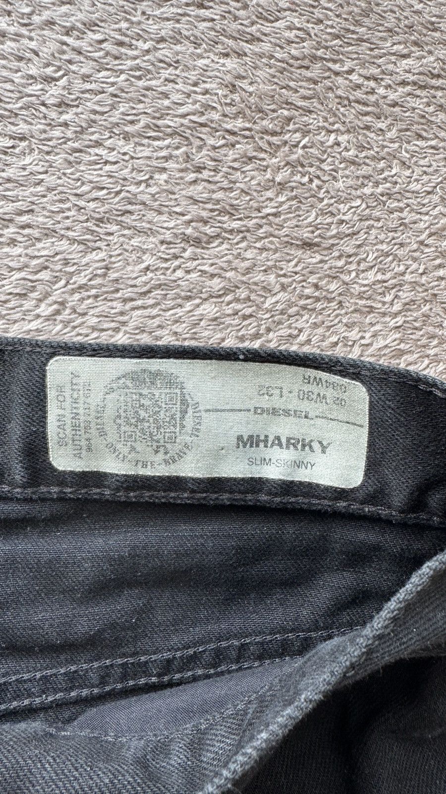 If Six Was Nine Diesel Mharky Ripped Faded Straight Jeans LGB hedi slimane Size US 30 / EU 46 - 5 Thumbnail