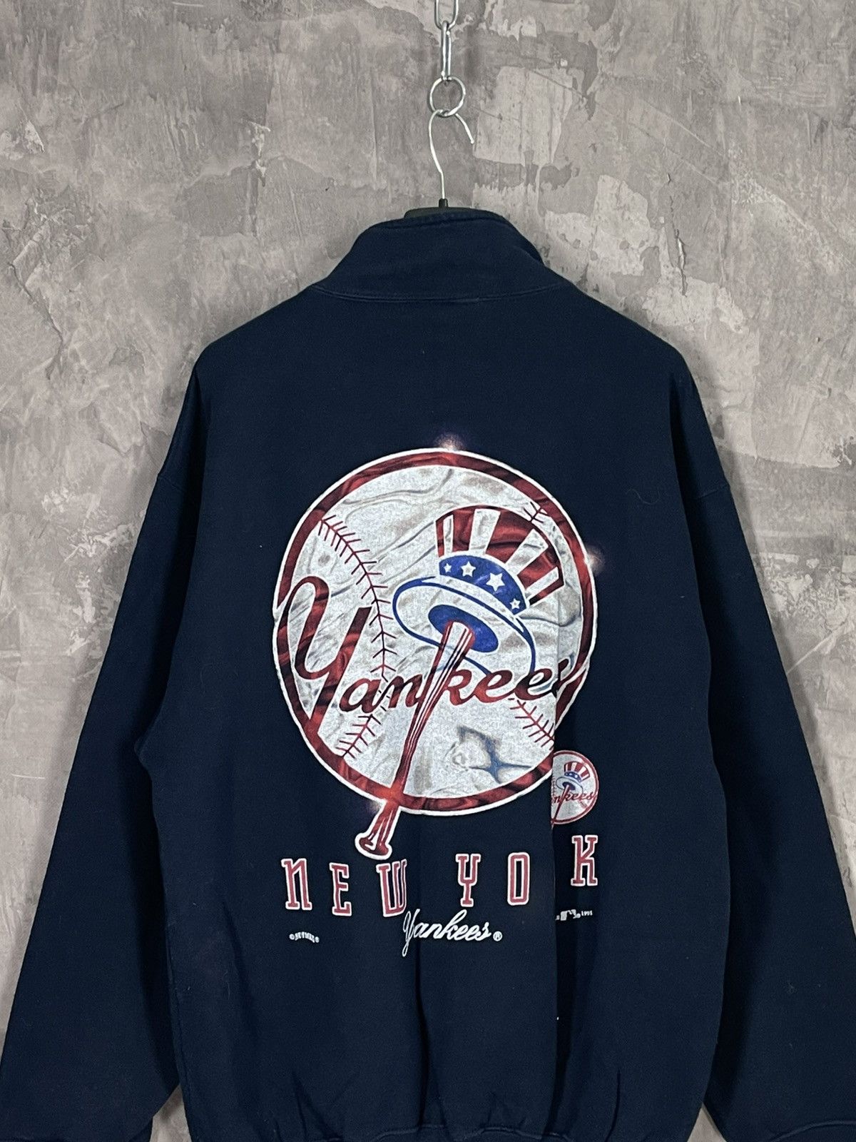 New York Yankees × Nutmeg × Vintage Vintage90s New York Yankees Jumper Crewneck Sweatshirt Size US M / EU 48-50 / 2 - 8 Thumbnail