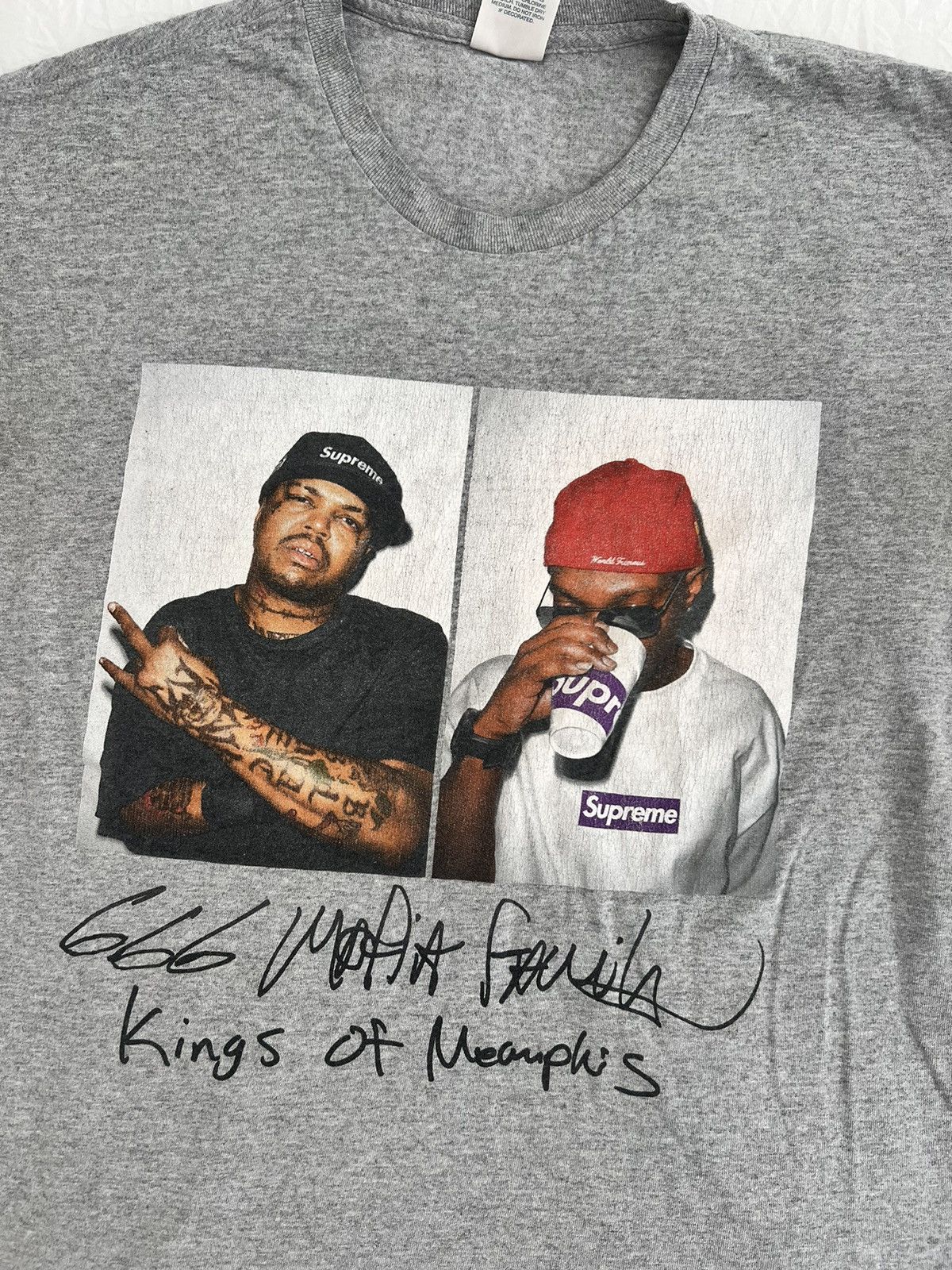 Supreme Supreme Three Six Mafia Box Logo Tee | Grailed 