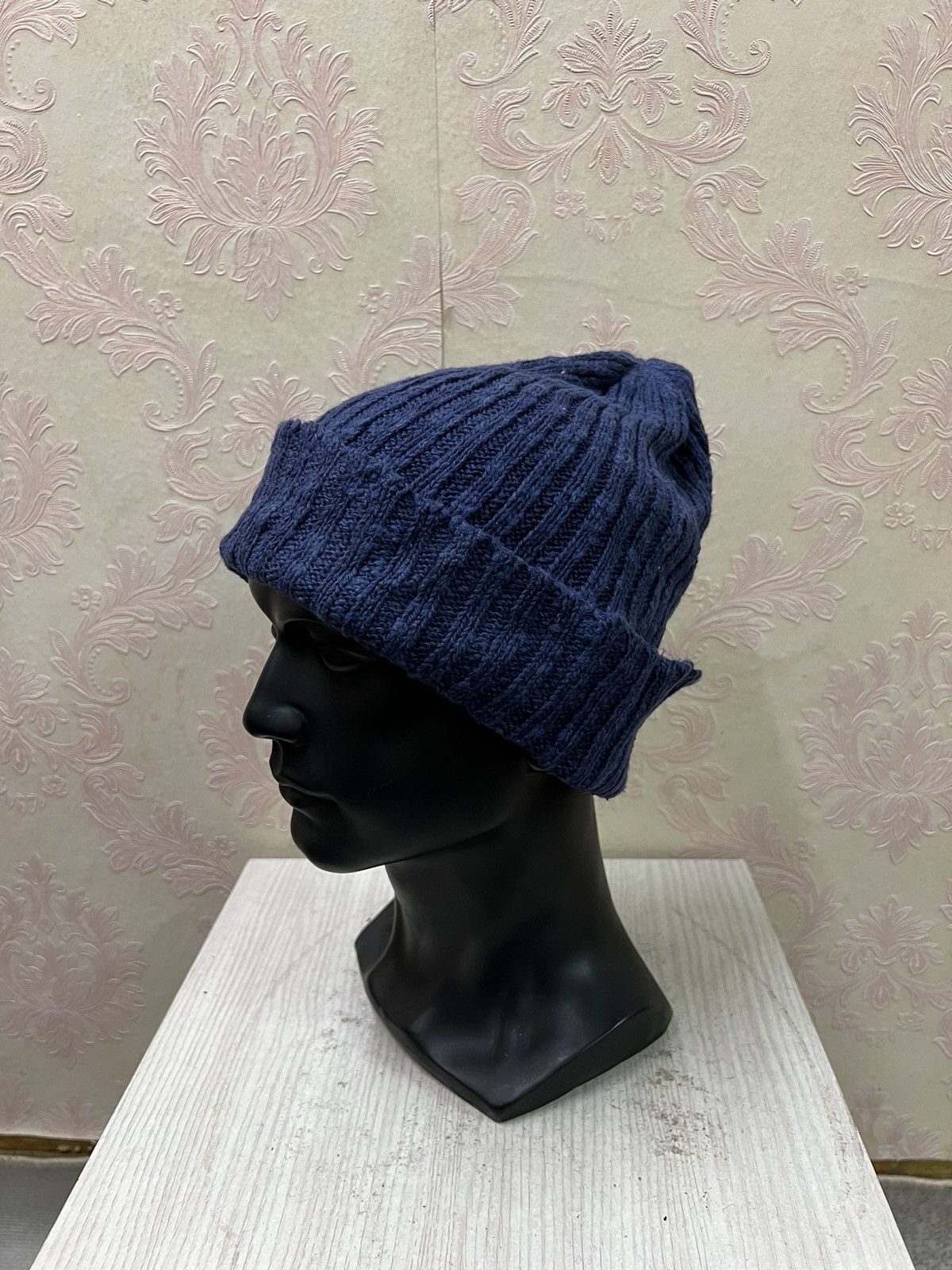 Beams Plus Beams Plus Indigo Plain Beanie Hats Size ONE SIZE - 3 Thumbnail