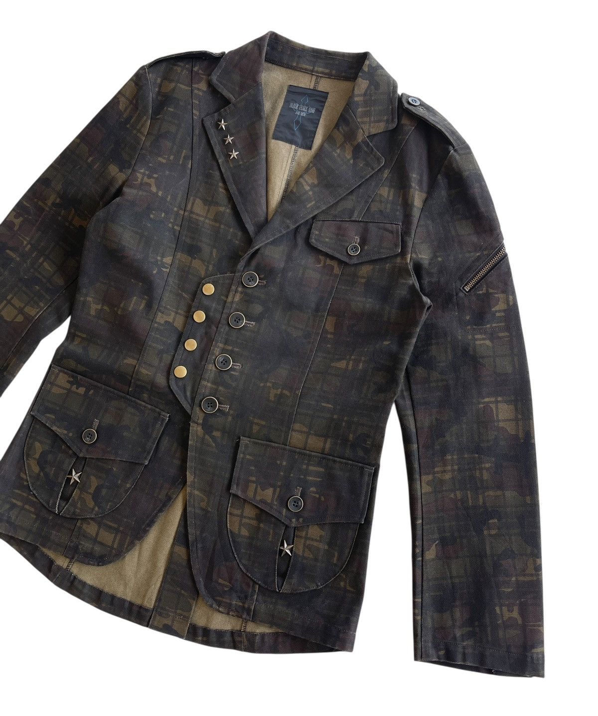 Japanese Brand Black Peace Now For Men Camouflag Chore Jacket Size US S / EU 44-46 / 1 - 6 Thumbnail