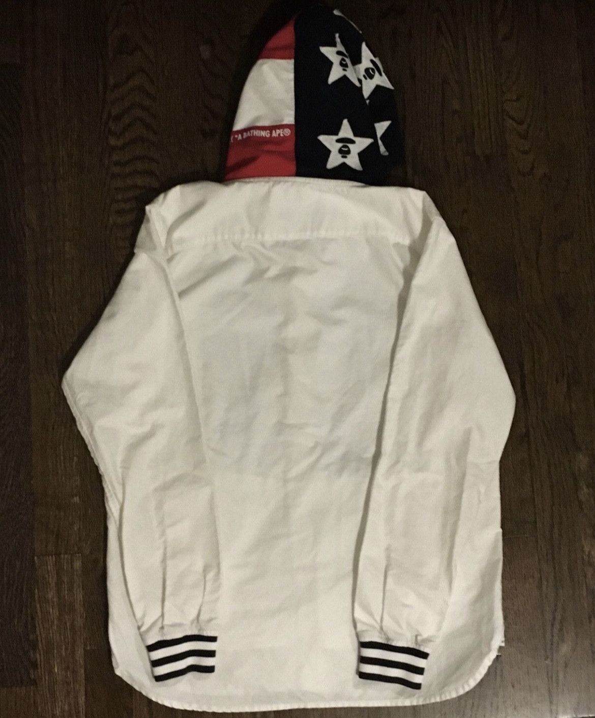 Bape Bape Aape long sleeve hoodie button up shirt Size US S / EU 44-46 / 1 - 2 Thumbnail