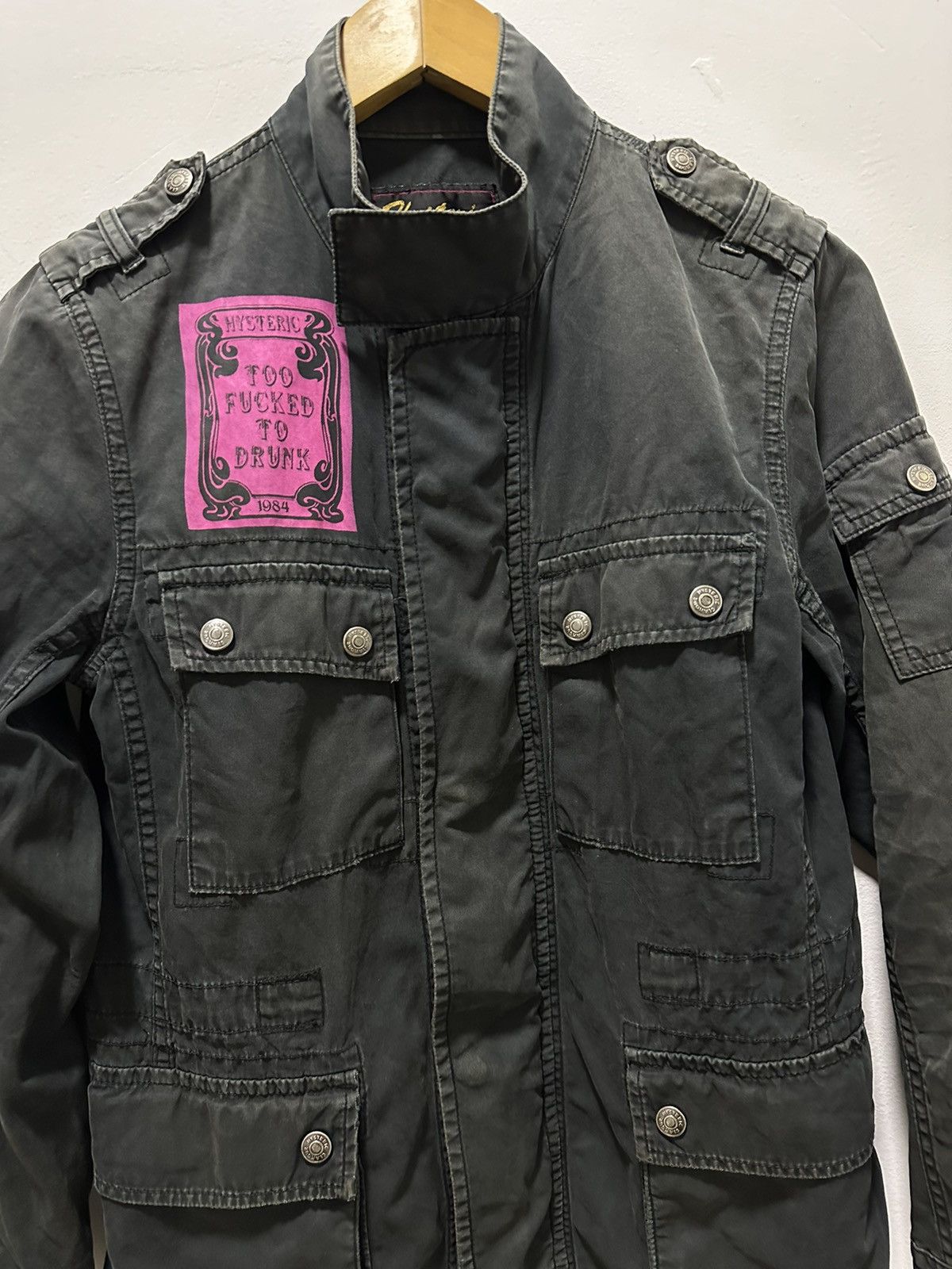 Hysteric Glamour Hysteric Glamour Jacket too Fucked To Dunk skeleton Design Size US S / EU 44-46 / 1 - 3 Thumbnail