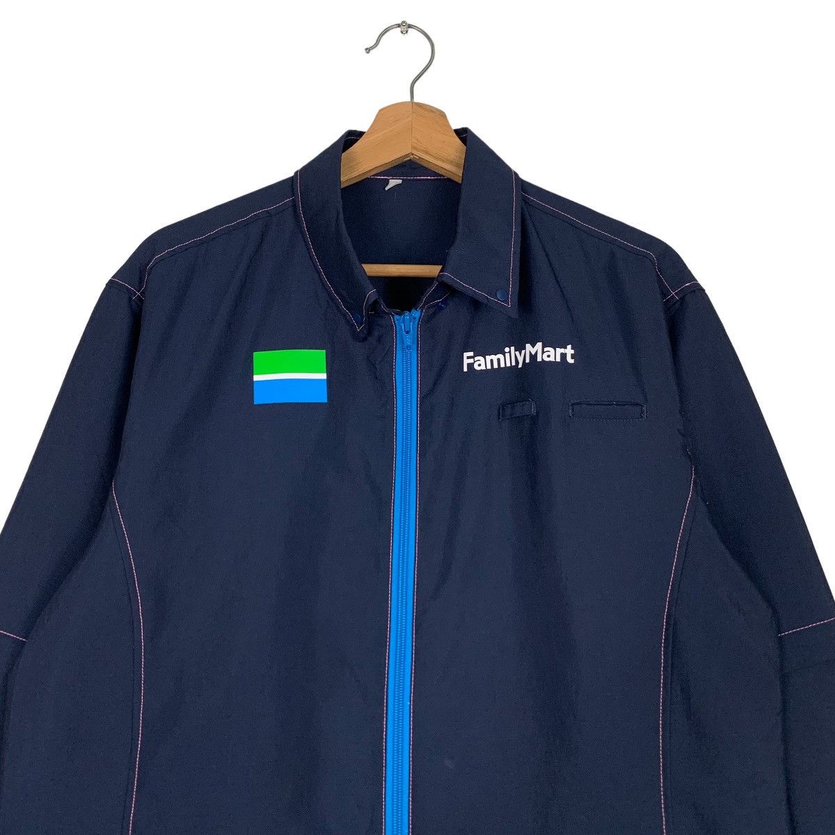 Japanese Brand × Vintage FAMILY MART Detacheable Sleeve Uniform Jacket #0495-C23 Size US M / EU 48-50 / 2 - 2 Thumbnail