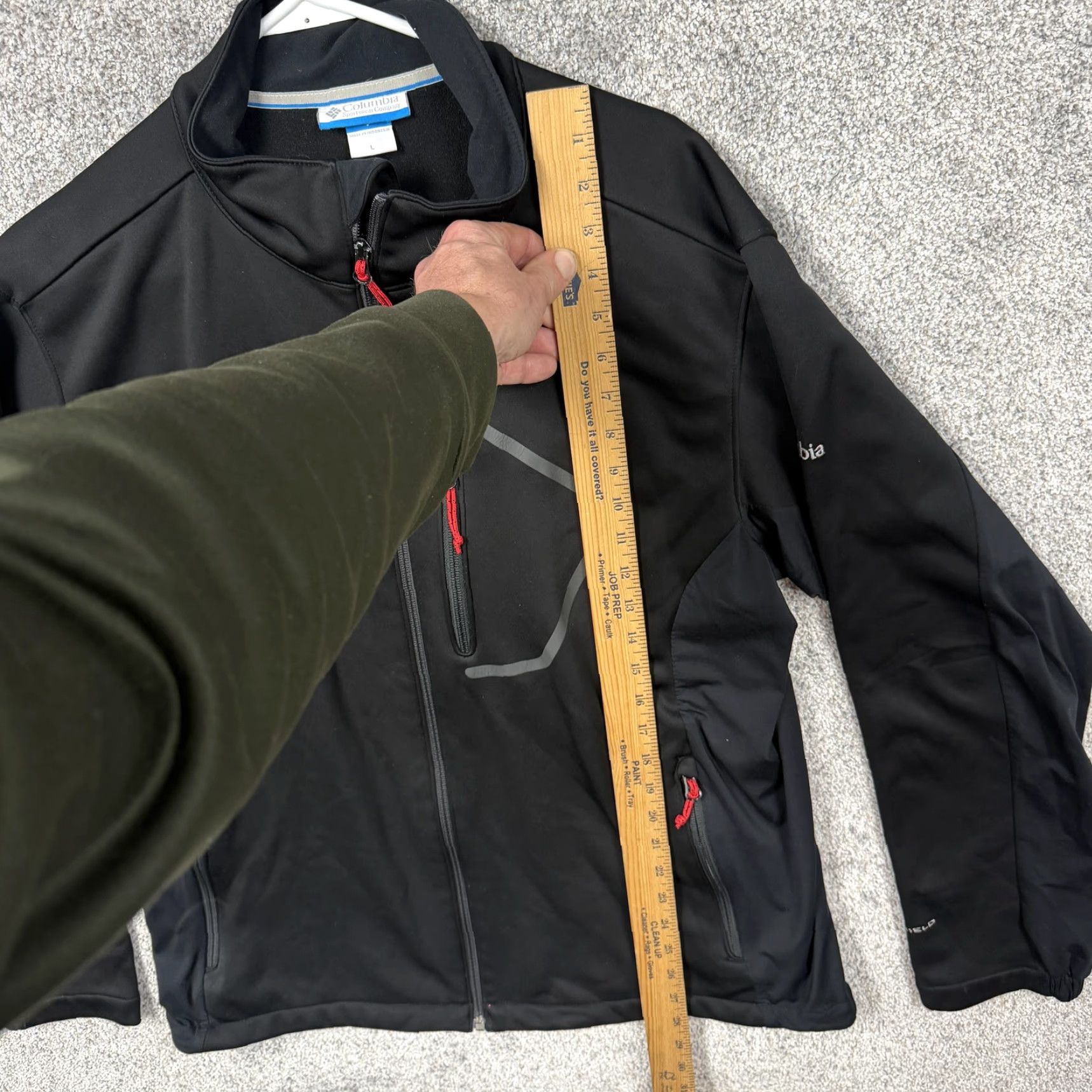 Vintage Columbia Mens Jacket L Black Omni-Shield Softshell Zip Hiking Gorpcore Size US L / EU 52-54 / 3 - 2 Thumbnail