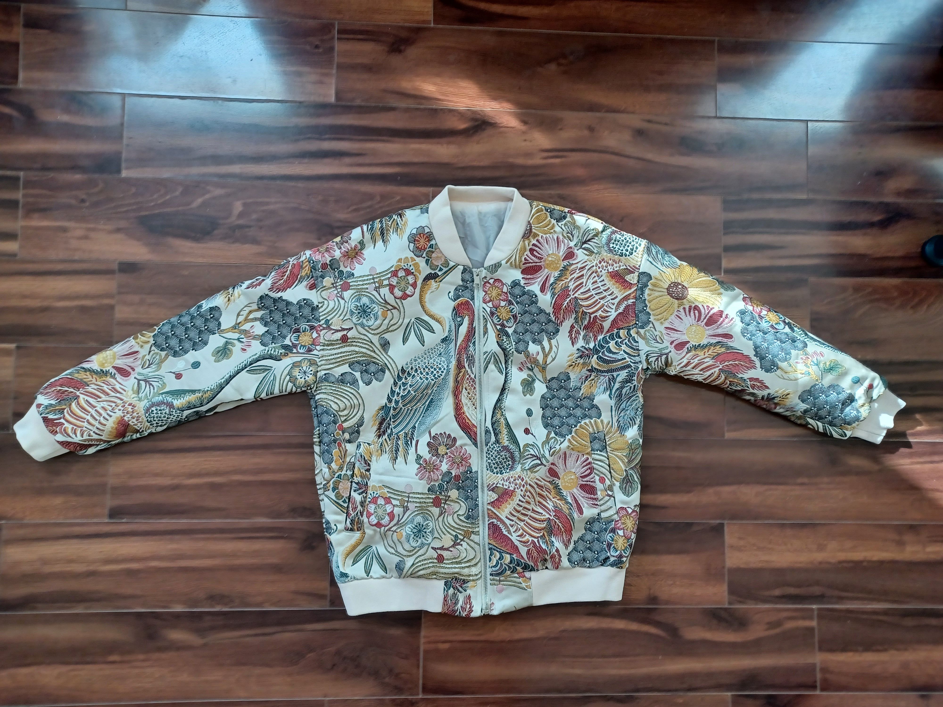 Other Japanese Embroidered Bomber Jacket Size US L / EU 52-54 / 3 - 1 Thumbnail