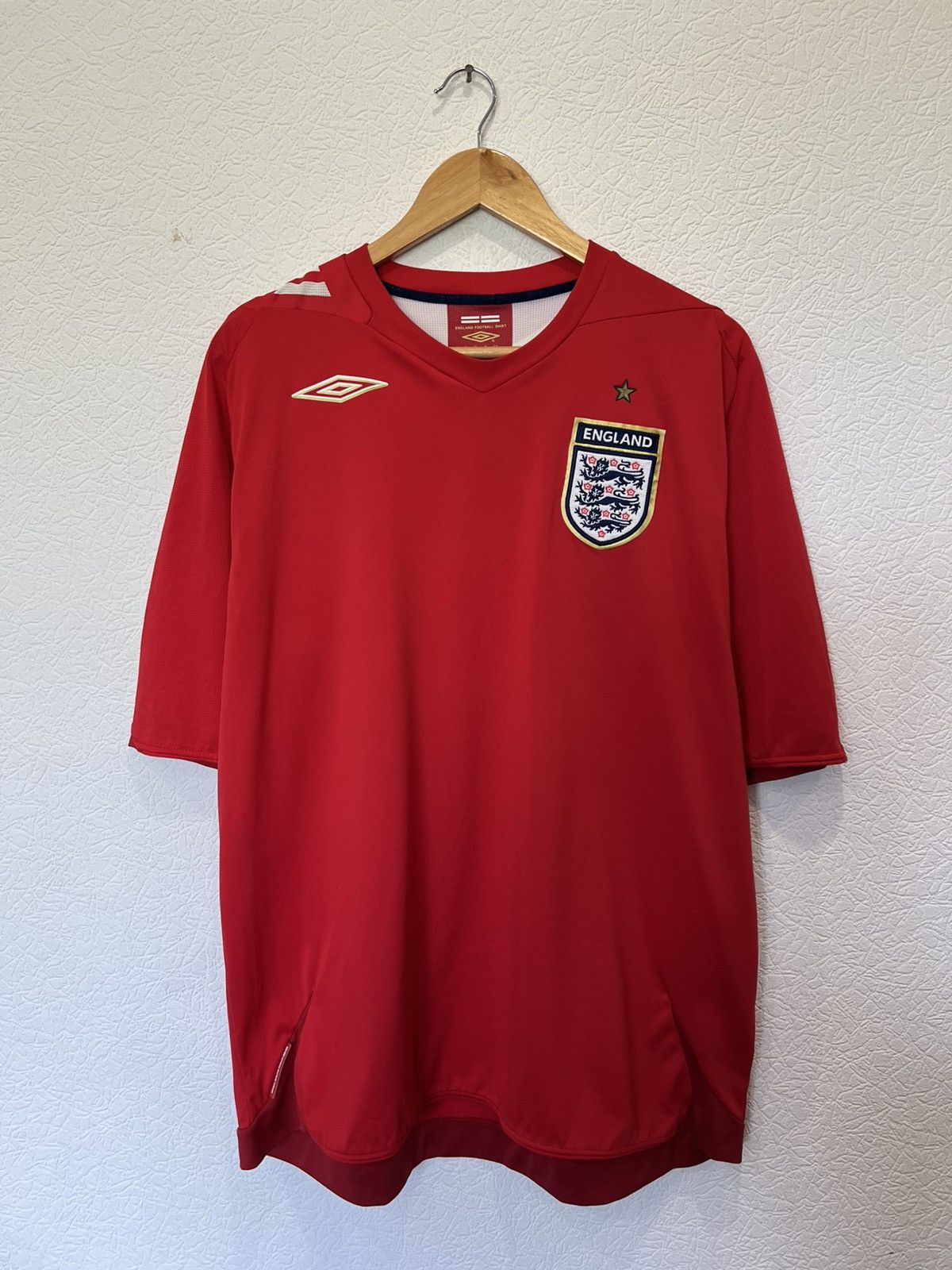 Umbro England Umbro 2006 Away Kit Soccer Jersey Football Shirt Size US XL / EU 56 / 4 - 1 Thumbnail