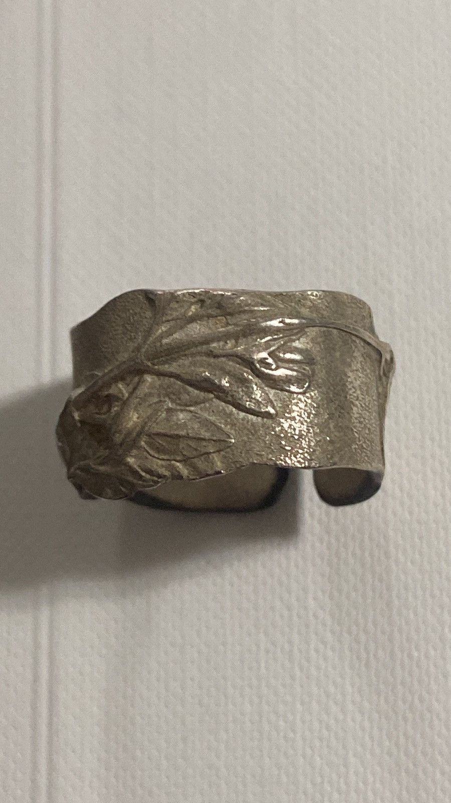 DETAJ Detaj x Uma Wang Thyme Large Silver Adjustable Ring Size ONE SIZE - 3 Thumbnail