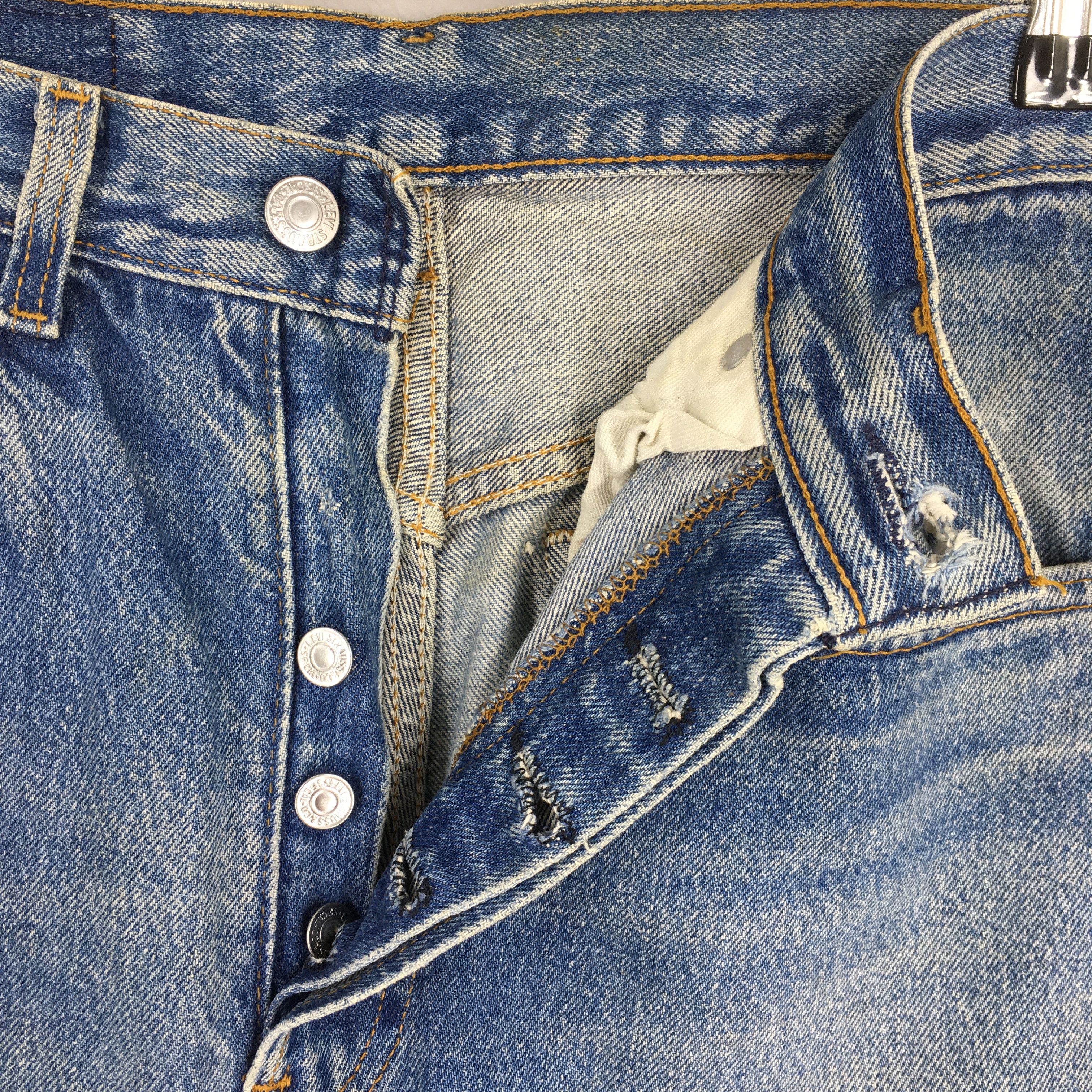 Levi's Size 29x31 Vintage 90's Levi's 501 High Rise Jeans S1748 Size 29" - 6 Thumbnail
