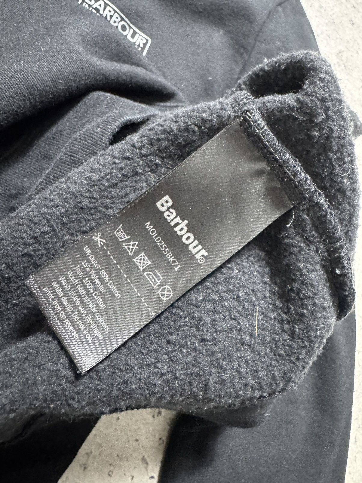 Barbour Barbour International 1/4 Zip Black Sweater Pullover Size M Size US M / EU 48-50 / 2 - 7 Thumbnail