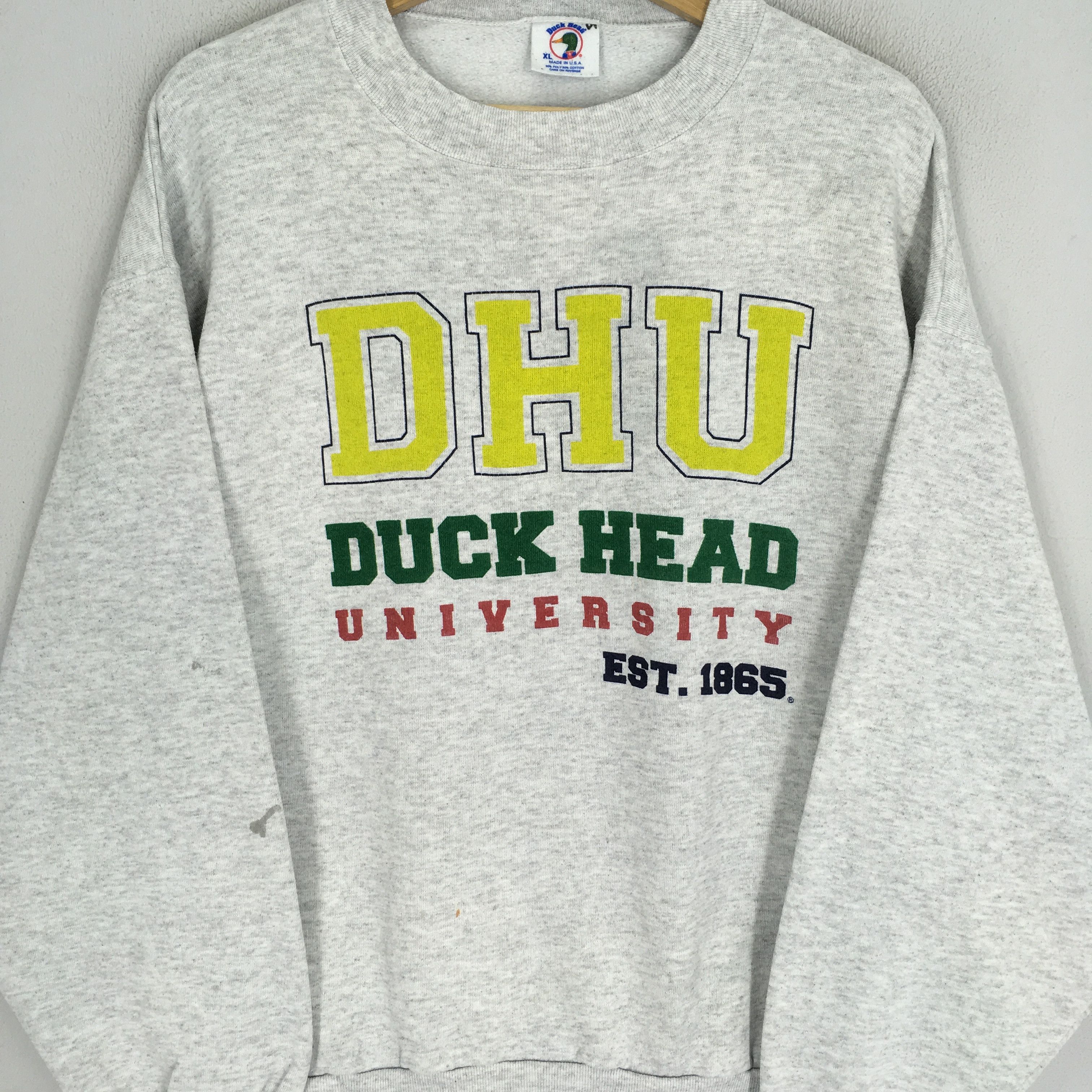 Vintage Vintage Duck Head University Grey Sweatshirt - 445 Size US XL / EU 56 / 4 - 3 Thumbnail