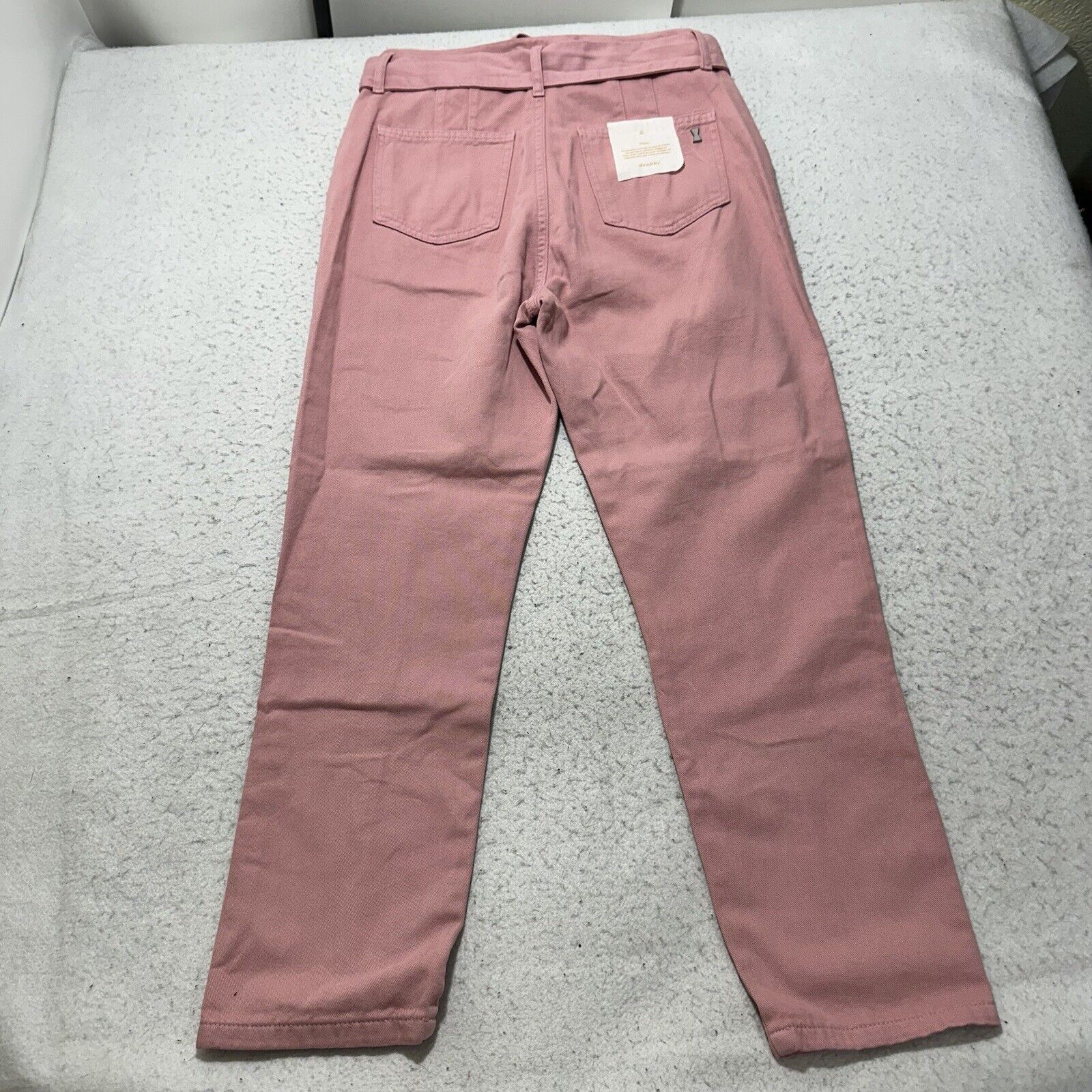 Other Shoulder 40 12 Mauve Pink High Rise Slim Jeans With Belt Size 34" / US 12 / IT 48 - 7 Thumbnail