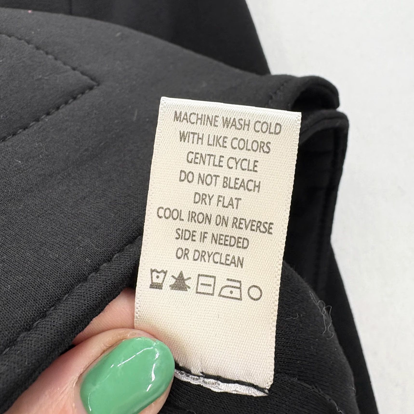 Vintage Max Studio Jacket Womens XS Black Knit Moto Asymmetrical Zip Biker Grunge NWT Size XS / US 0-2 / IT 36-38 - 7 Thumbnail