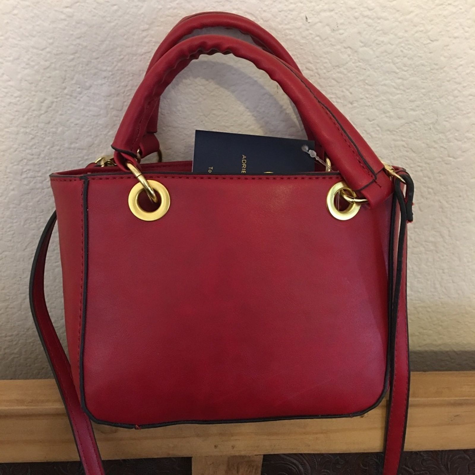 Other Adrienne Vittadini red crossbody Tote bag NWT Size ONE SIZE - 3 Thumbnail