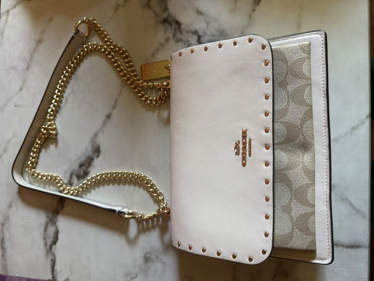 Coach Coach Klare Crossbody Bag in Signature Canvas with Rivets Size ONE SIZE - 5 Thumbnail