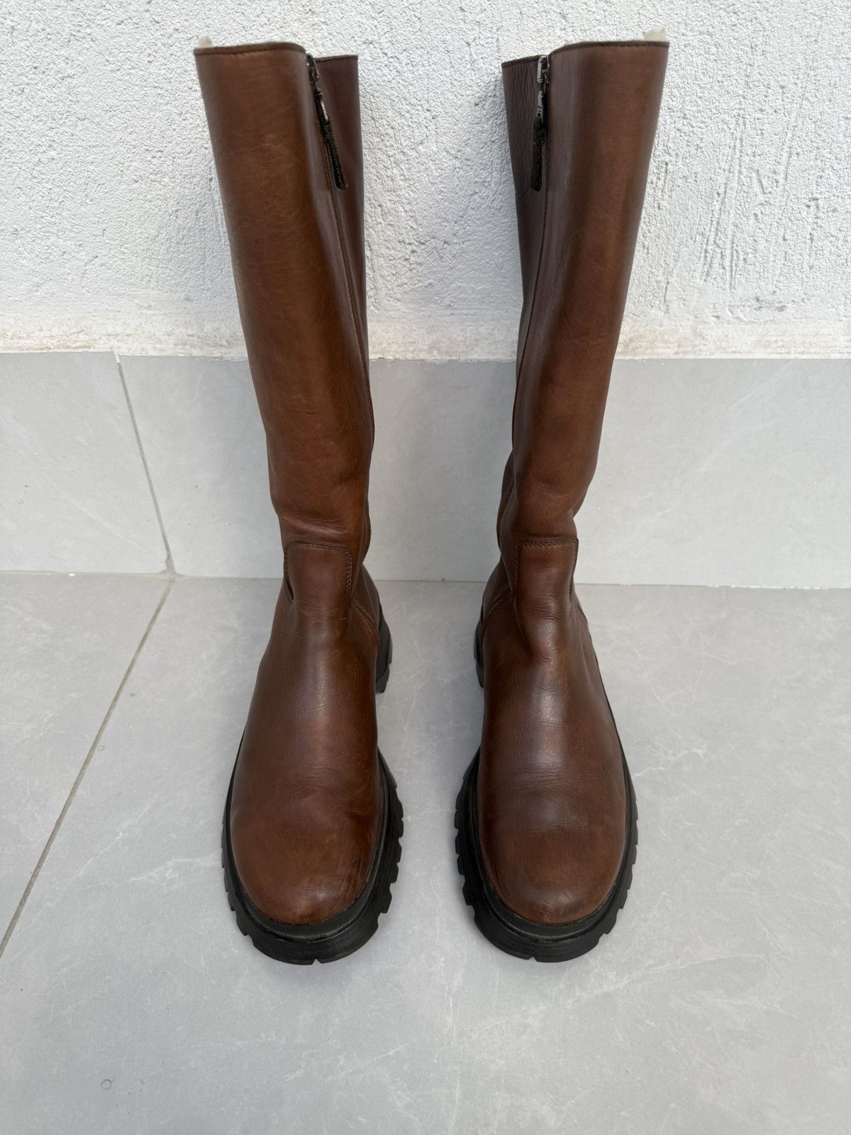 Prada ❤️🔥Rare lug sole boots Size US 8 / IT 38 - 7 Thumbnail