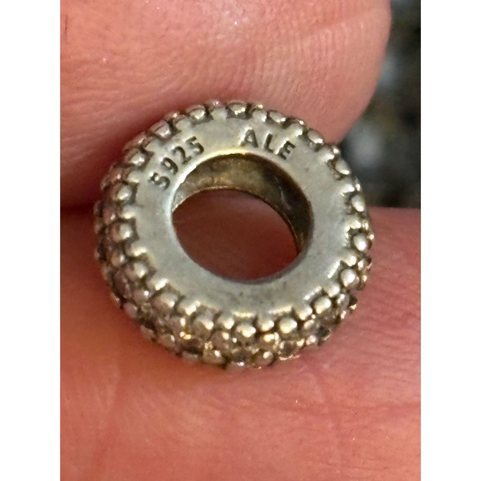 pandora Pandora ALE 925 Sterling Silver Clear Pave CZ Spacer Charm Size ONE SIZE - 2 Thumbnail