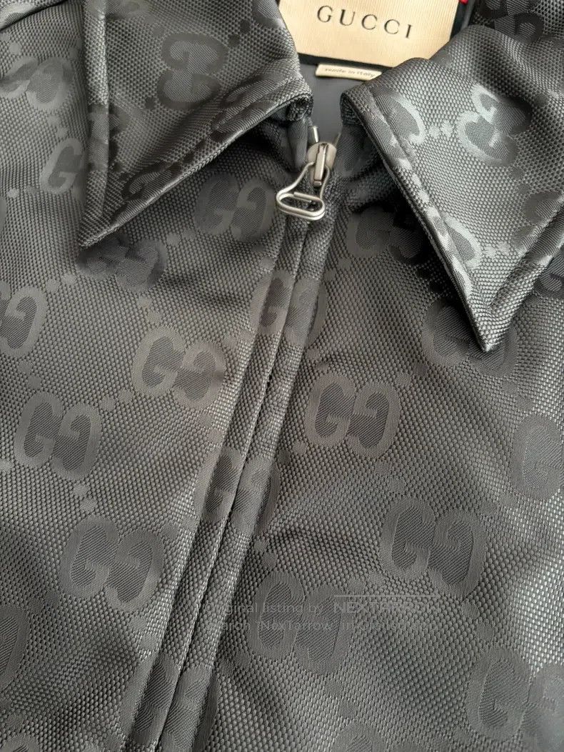 Gucci Gucci Dark gray silver dark pattern full print logo cotton Size US S / EU 44-46 / 1 - 3 Thumbnail