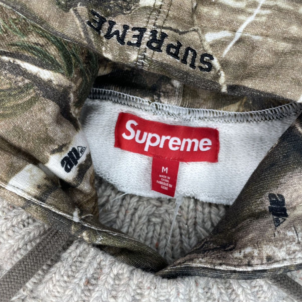 Supreme Supreme cable hooded sweater Size US M / EU 48-50 / 2 - 4 Thumbnail
