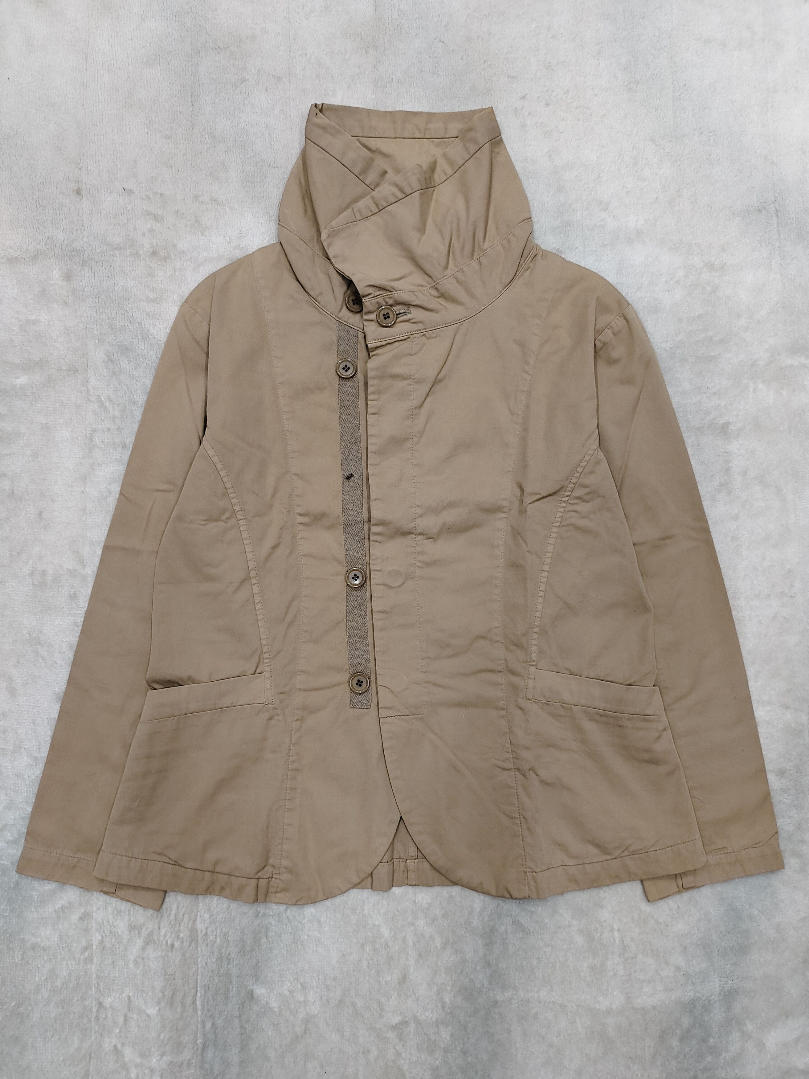 Issey Miyake Plantation 🇯🇵 by Issey Miyake co Asymmetric Utility Jacket Size M / US 6-8 / IT 42-44 - 4 Thumbnail
