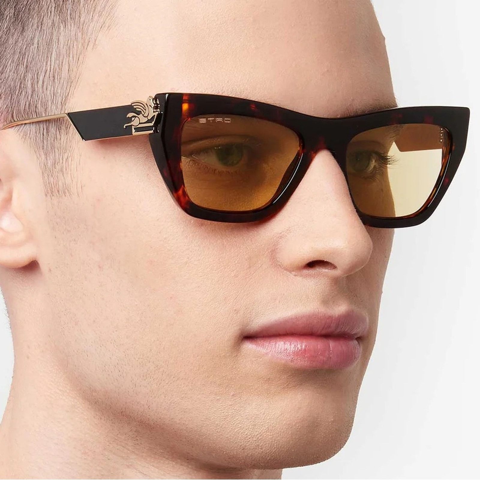 Etro New! Etro ETRO0028/S 0086HO Havana Cat-Eye Sunglasses Size ONE SIZE - 6 Thumbnail