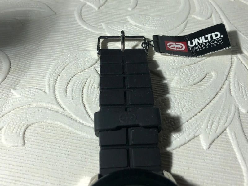 Marc Ecko LTD Adult Analogue black Strap Watch Limited Edition Size ONE SIZE - 4 Thumbnail