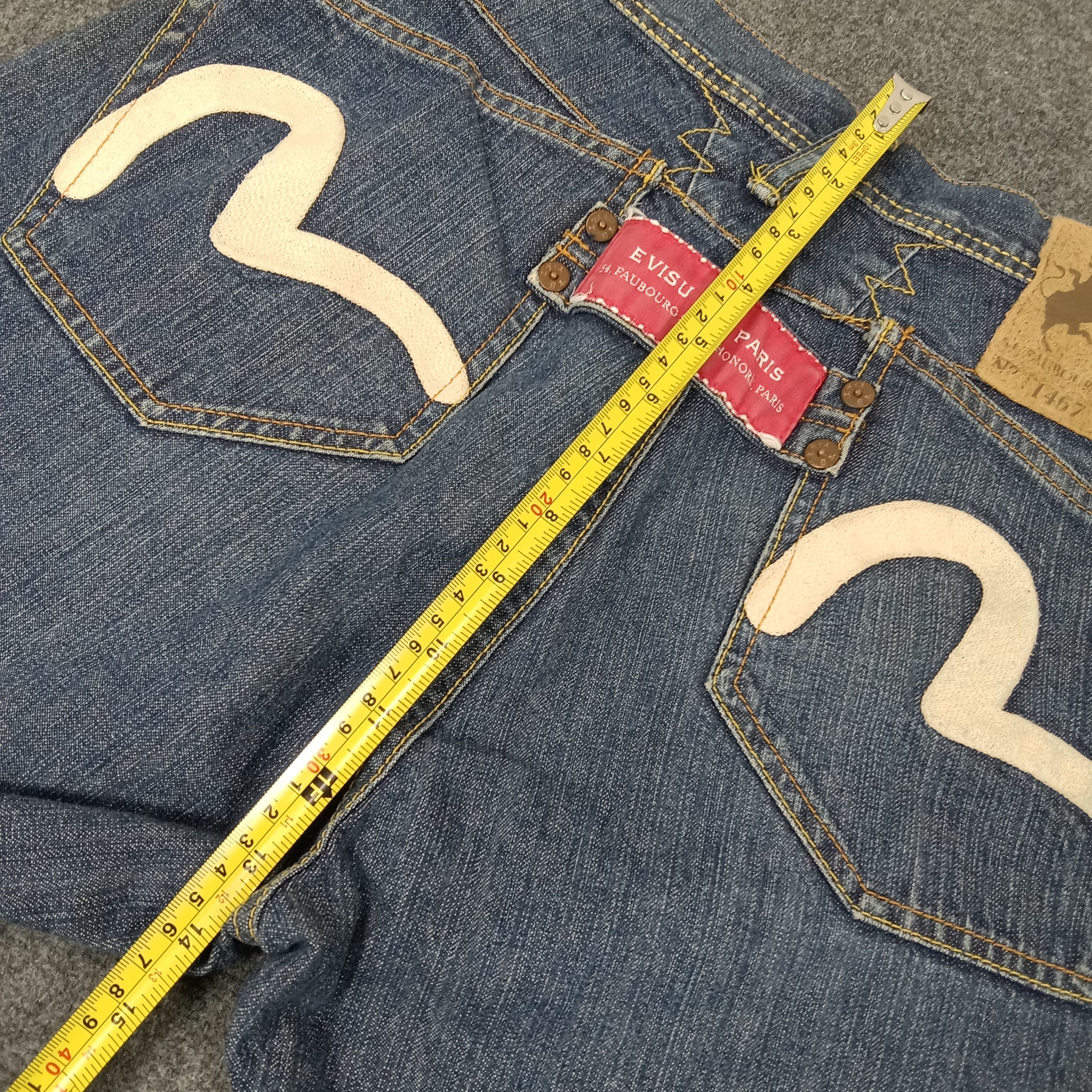Evisu × Japanese Brand × Vintage Evisu Paris Japan Brand Daicock Custom Denim Jeans C217N10 Size US 30 / EU 46 - 12 Thumbnail