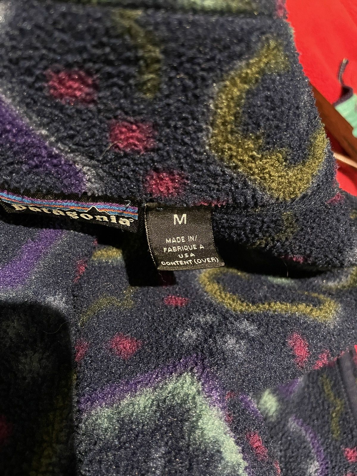 Patagonia Patagonia Purple Pattern Fleece Vest Size US M / EU 48-50 / 2 - 7 Thumbnail