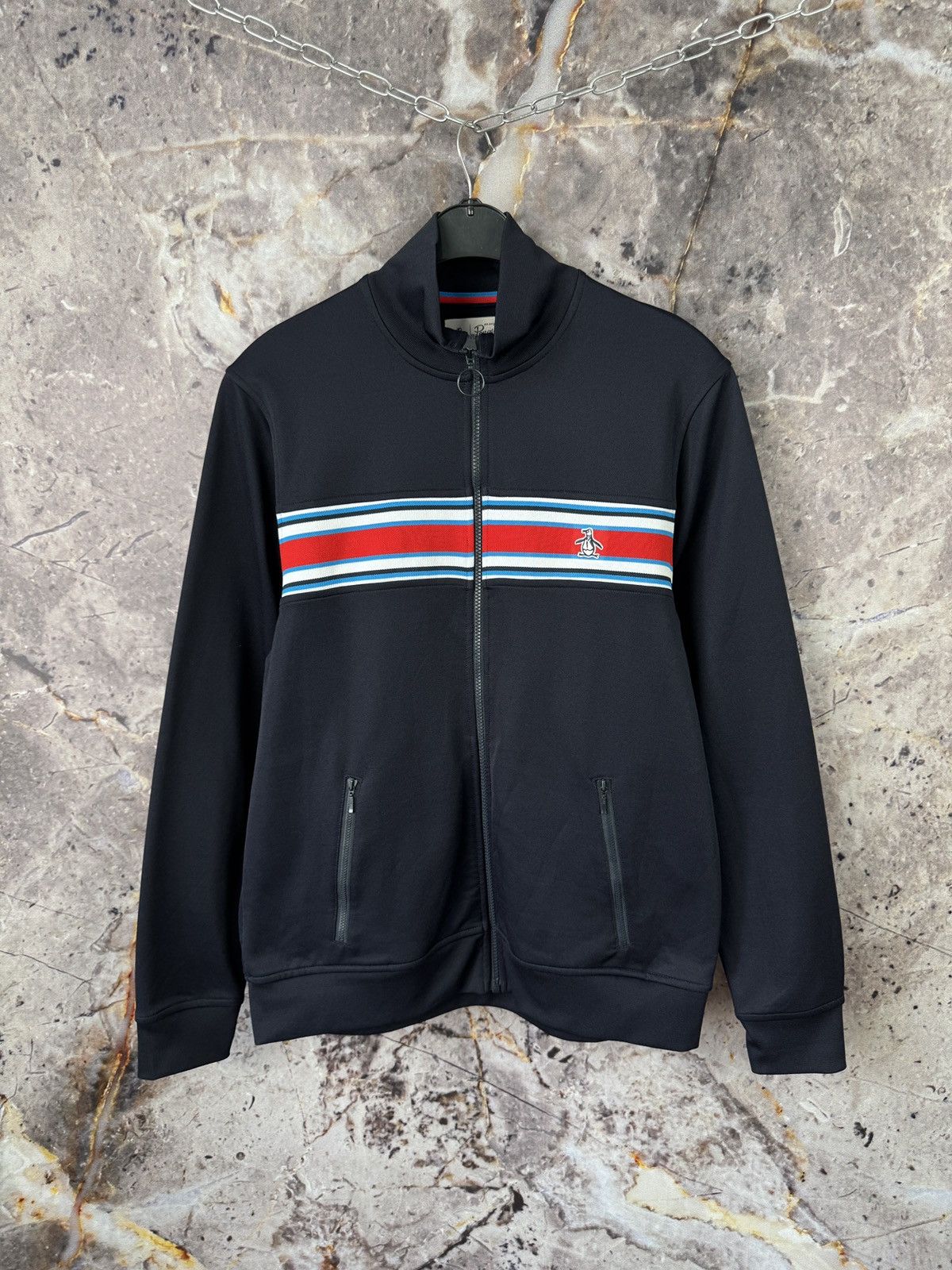 Original Penguin Men’s Penguin Full Zip Jacket Sweatshirt Size Large Size US L / EU 52-54 / 3 - 1 Thumbnail