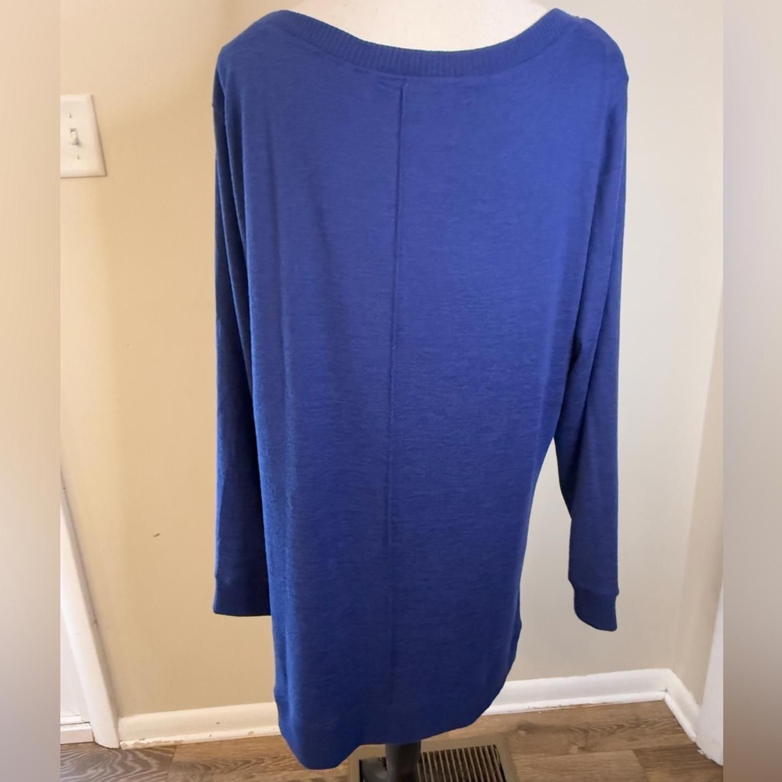 Concepts d'Odeur d&co. Active blue long sleeve sweater dress SZ XL Size XL / US 12-14 / IT 48-50 - 3 Thumbnail